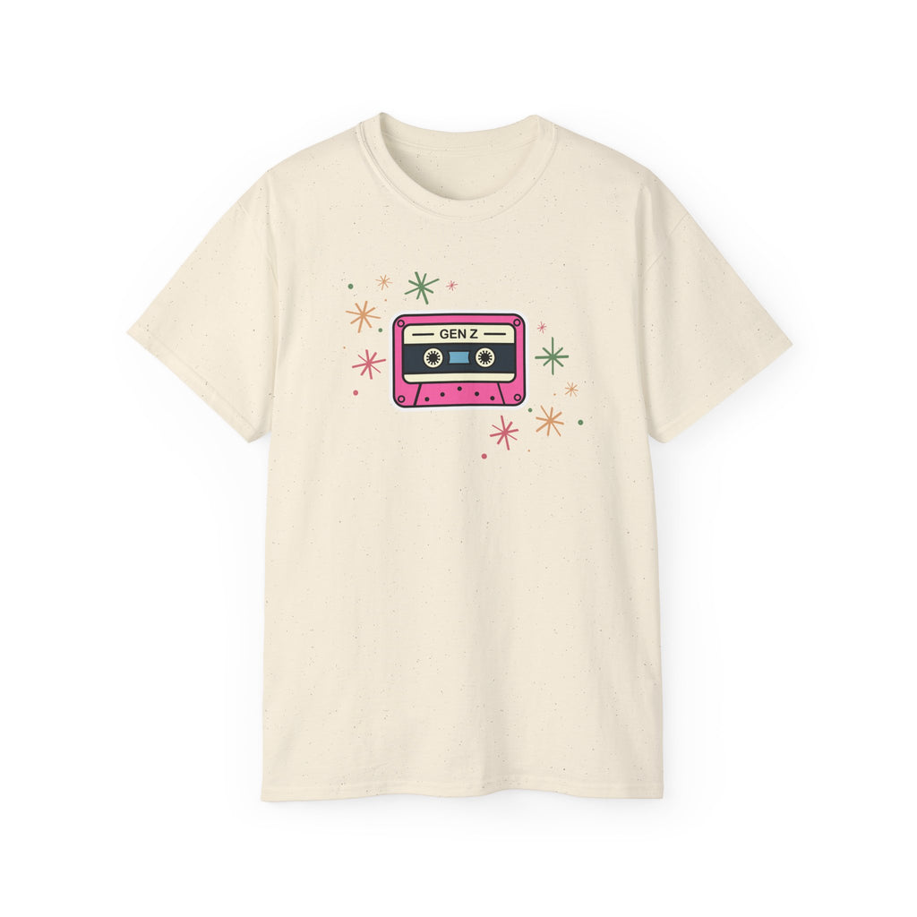 Cassette Tape Tee — 'GEN Z' Retro 90s Vintage Graphic T-Shirt
