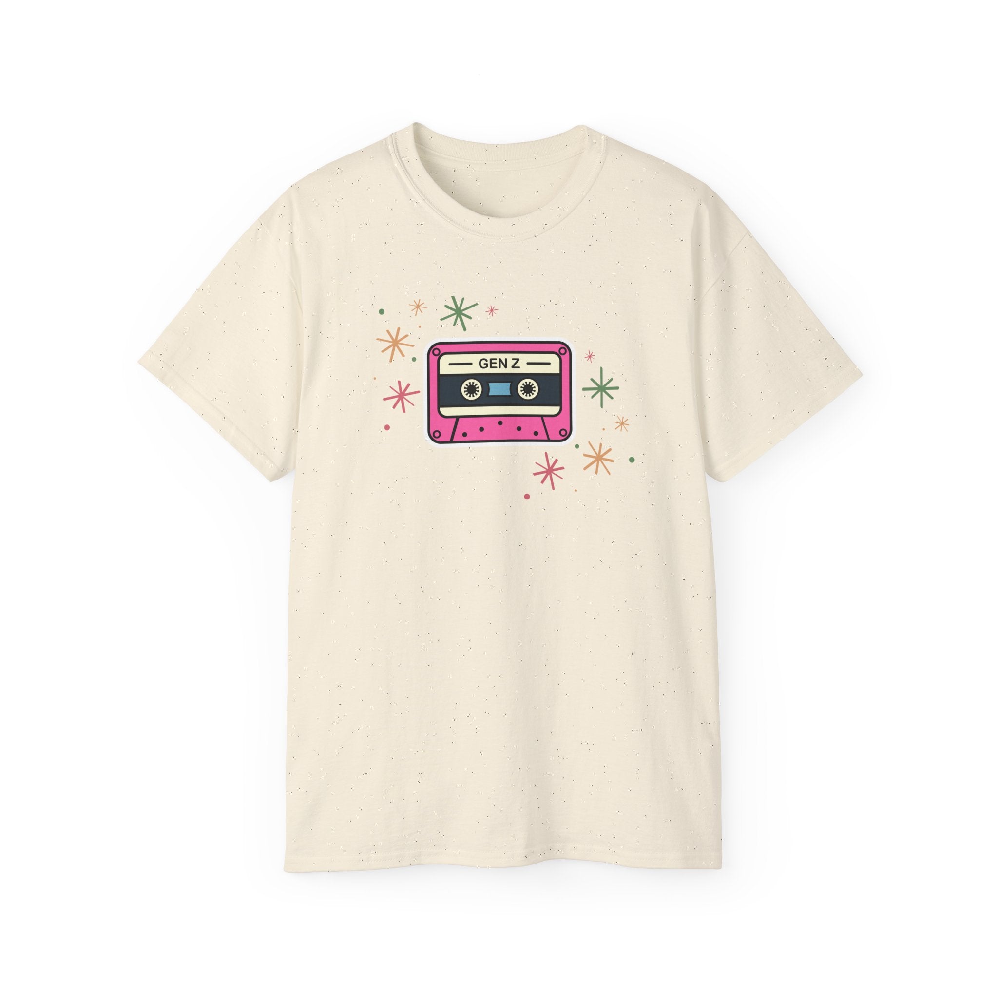 Cassette Tape Tee — 'GEN Z' Retro 90s Vintage Graphic T-Shirt