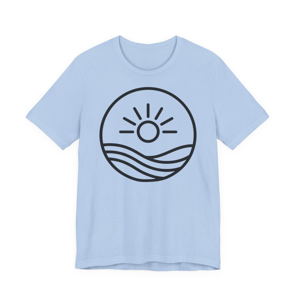 Sunrise Waves T-Shirt – Minimal Beach