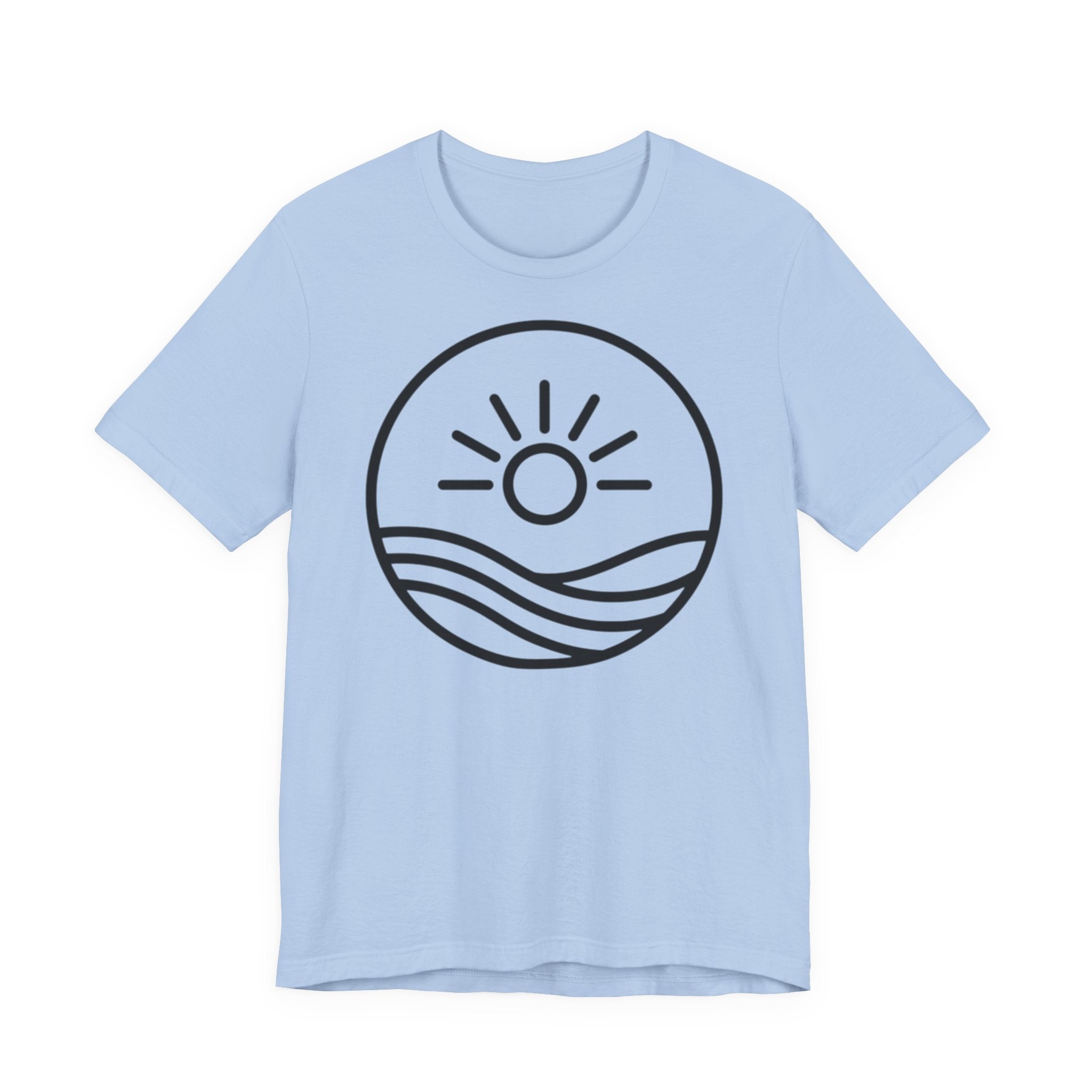 Sunrise Waves T-Shirt – Minimal Beach