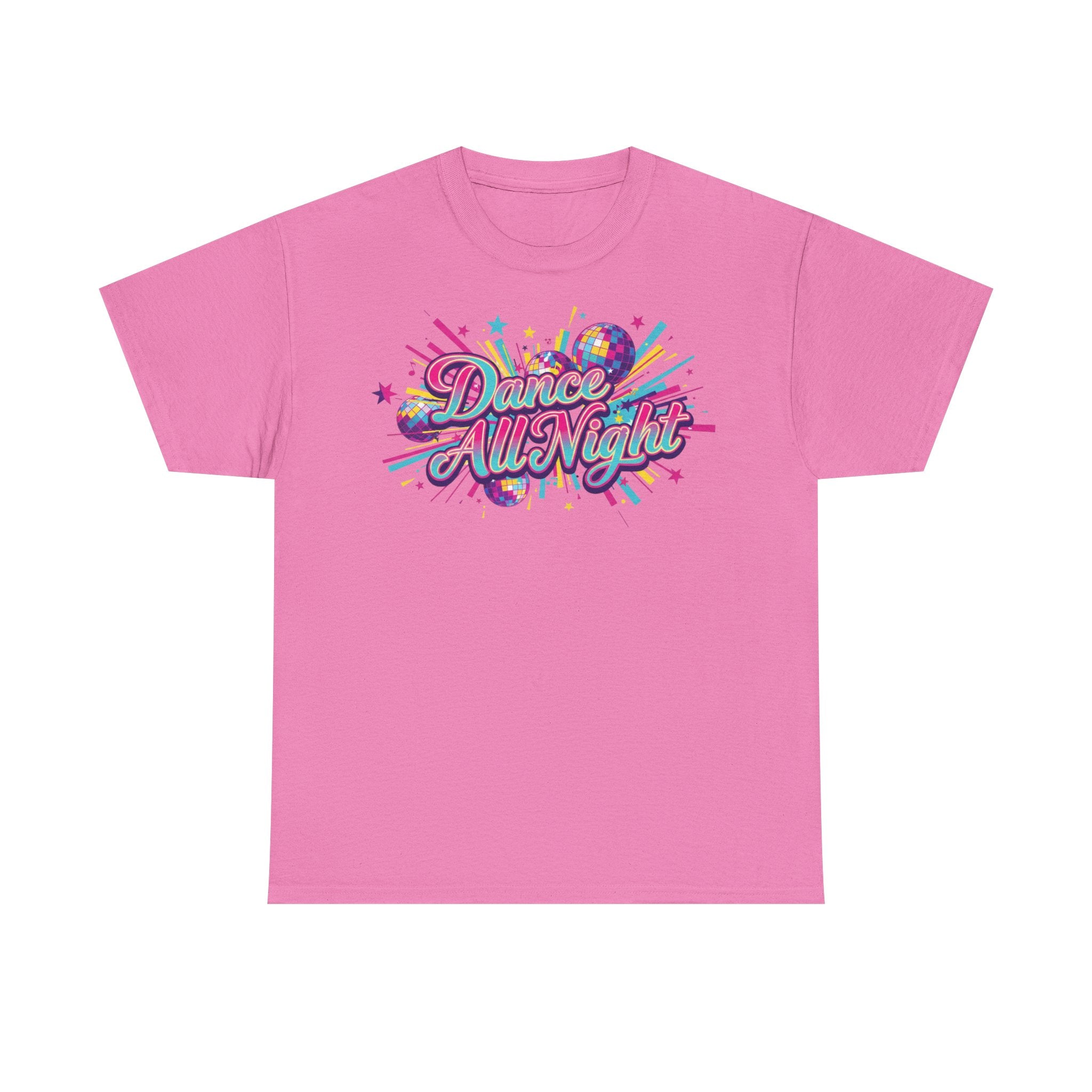 Dance All Night T‑Shirt — Retro Neon Dance Party Tee