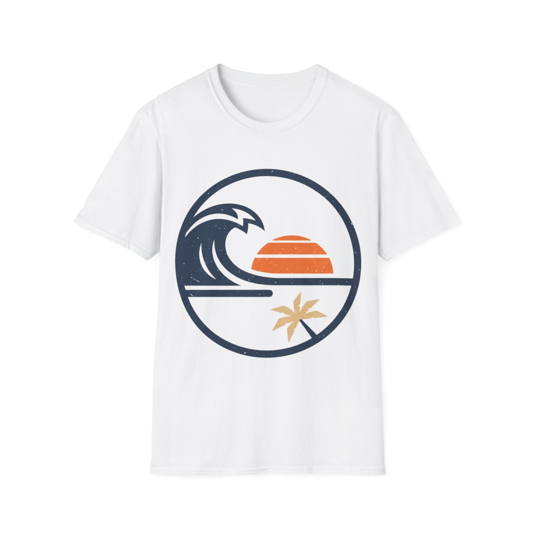Sunset Wave T-Shirt — Retro Beach Surf