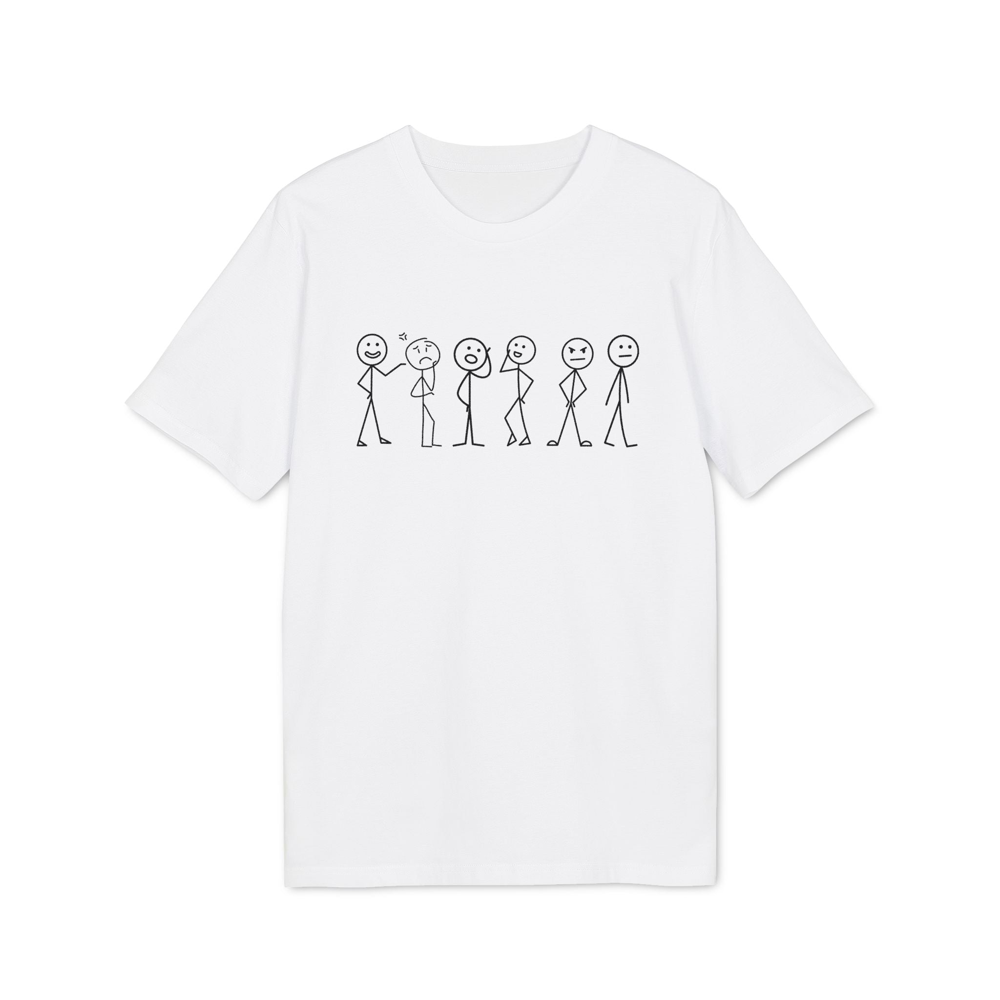 Stick Figure  Talking- T‑Shirt