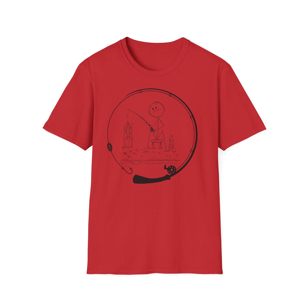 Stick man-Fishing T-Shirt