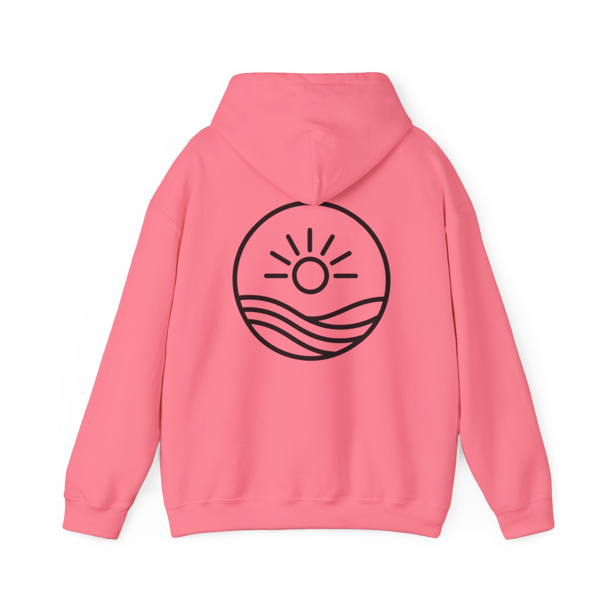 Sunrise Waves Hoodie – Minimal Beach