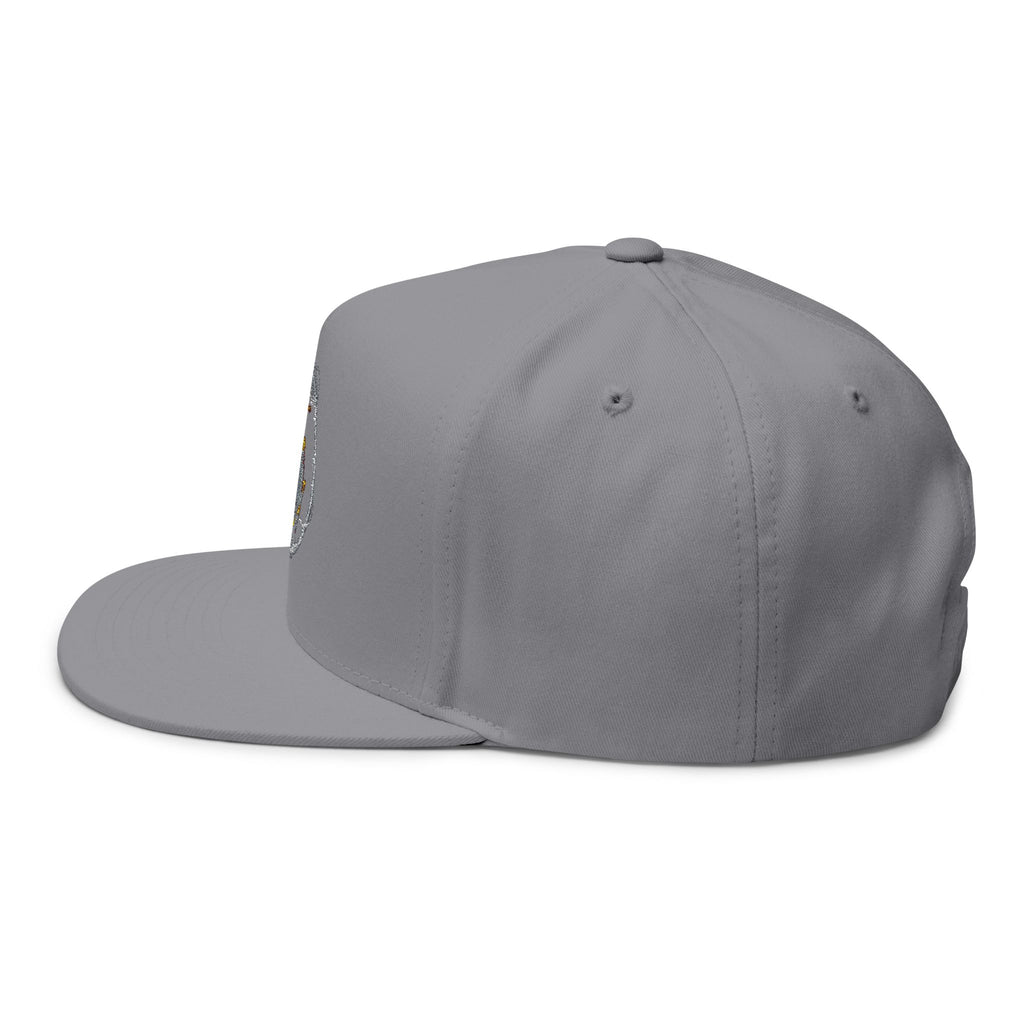 Embroidered Sushi Roll Flat Bill Cap – Japanese Sushi Cartoon Snapback