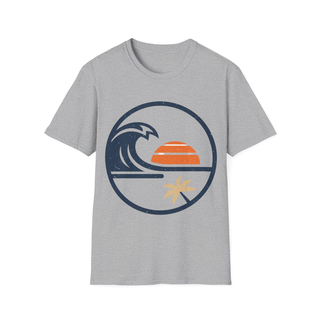 Sunset Wave T-Shirt — Retro Beach Surf