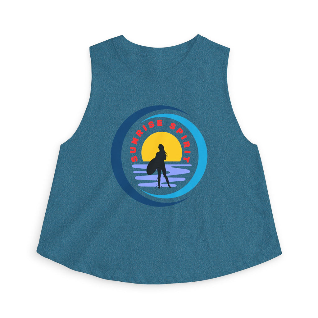 Sunrise Spirit Women's Crop Top — Surf  Beach Tank