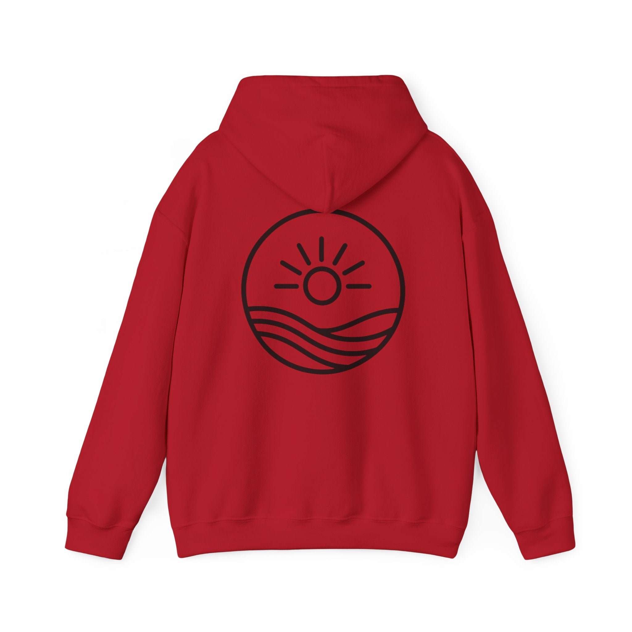 Sunrise Waves Hoodie – Minimal Beach