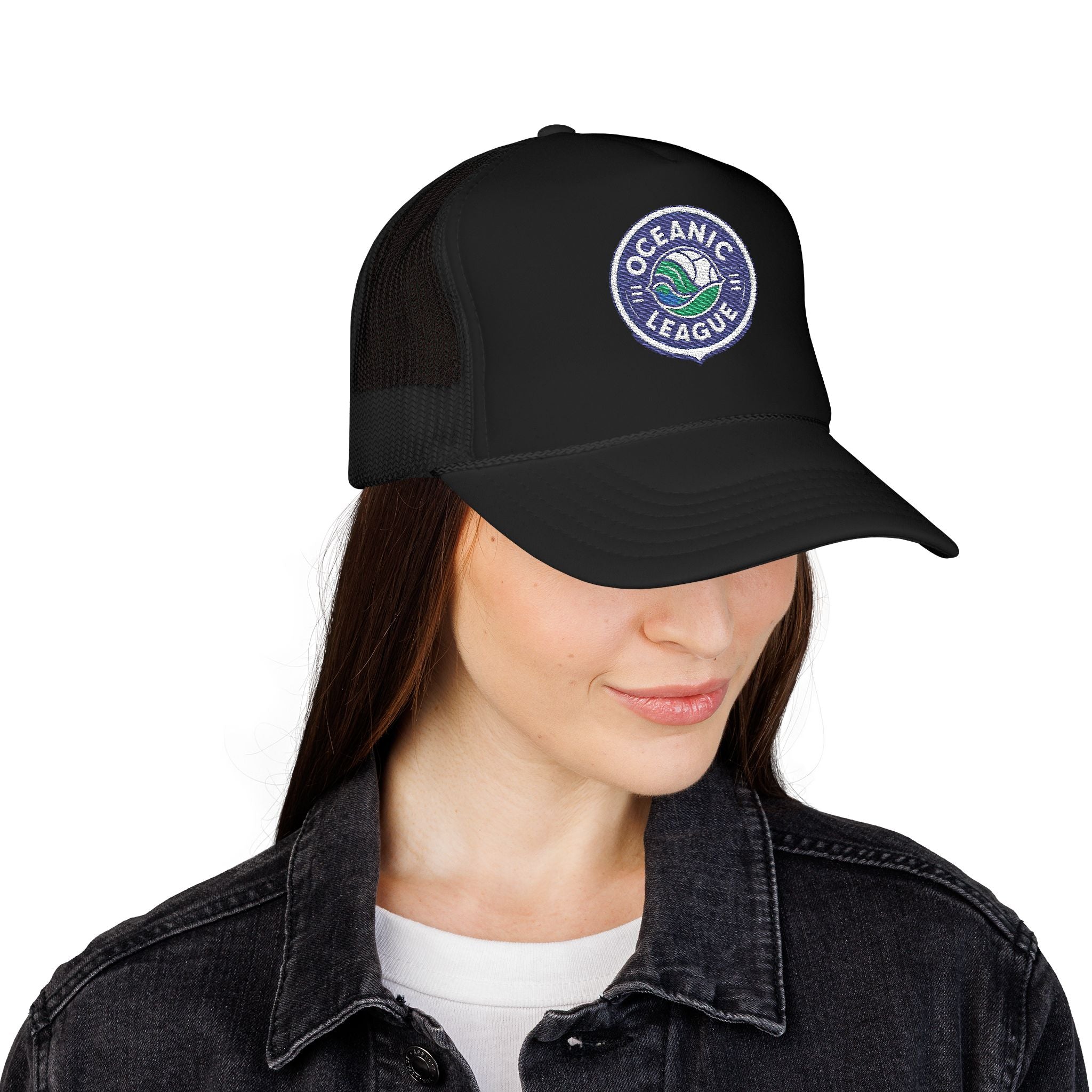 Oceanic League  Hat – Vintage Patch Foam Cap