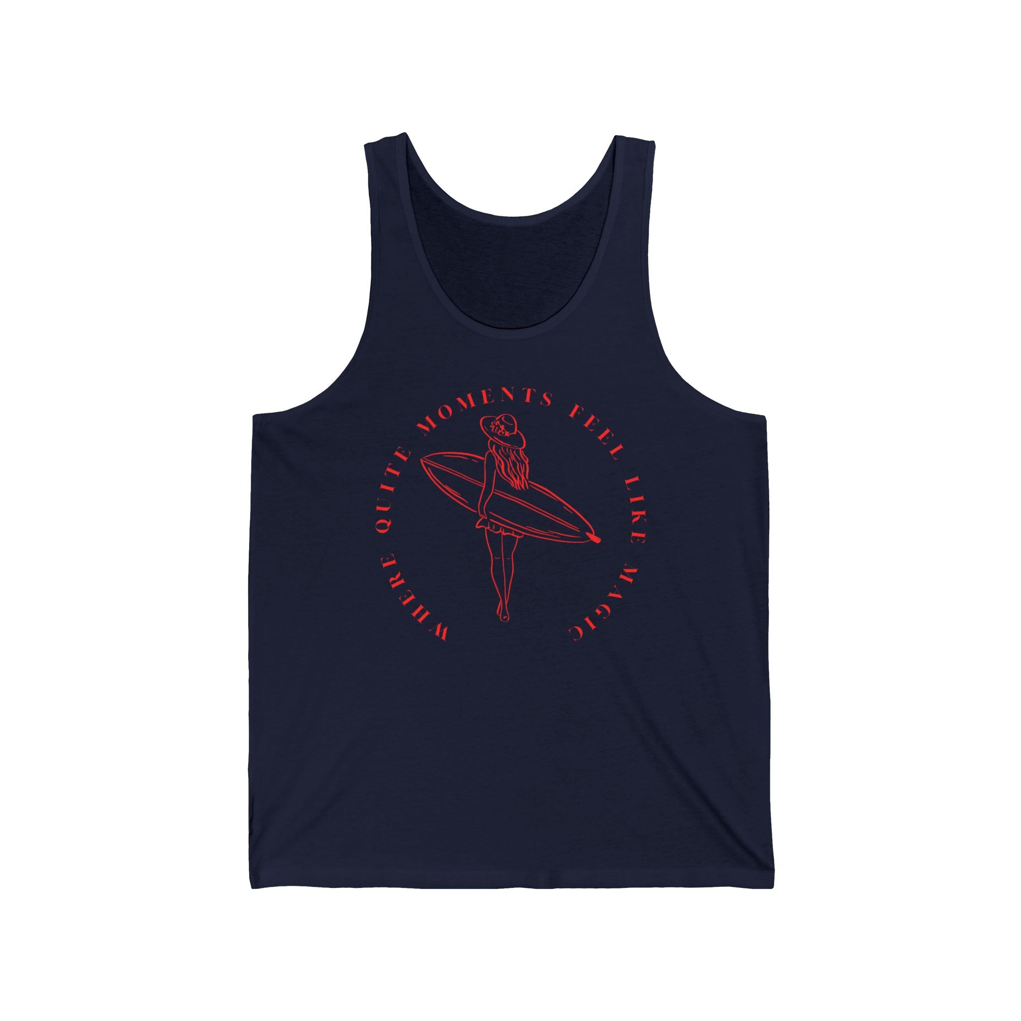 Quiet Moments-Surfing  Tank Top