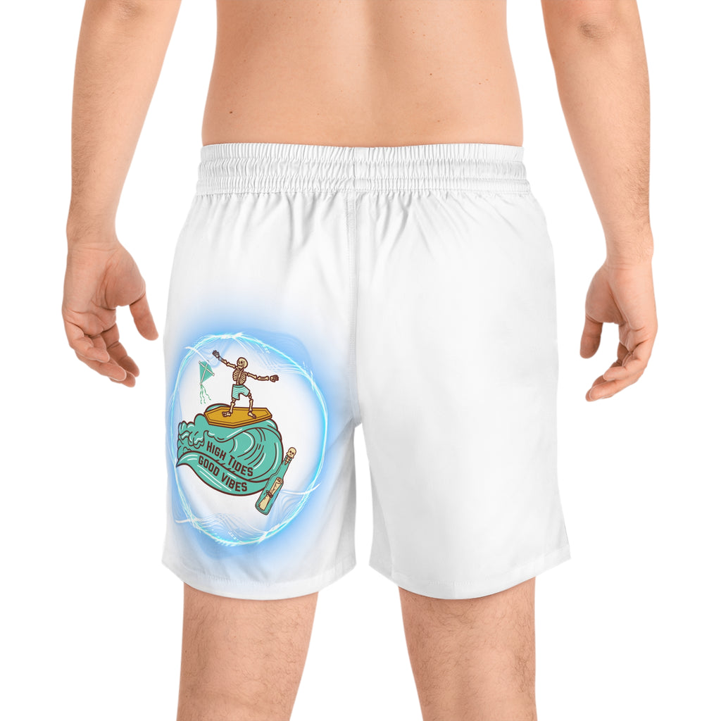 Surf Vibes Swim Shorts — Good Vibes Wave Patch
