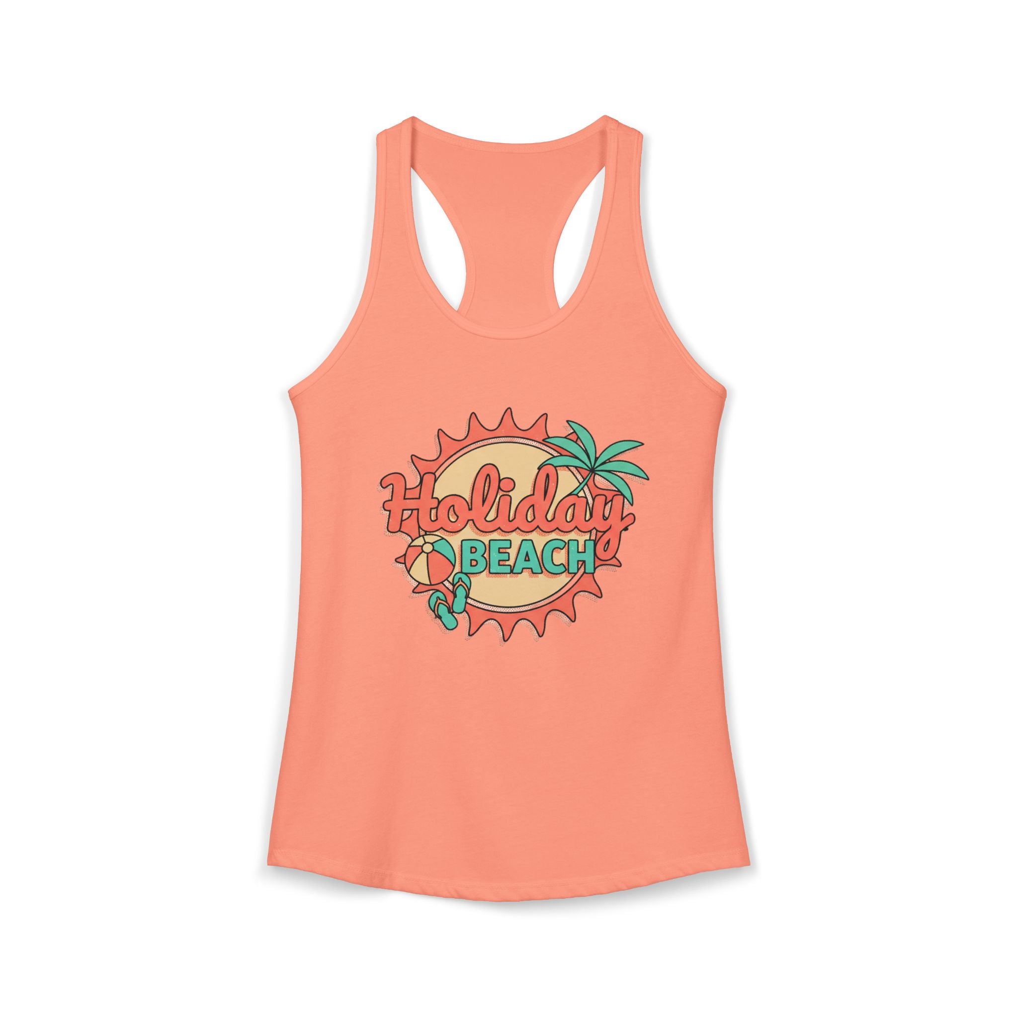 Women's  Racerback Tank-Holiday Beach