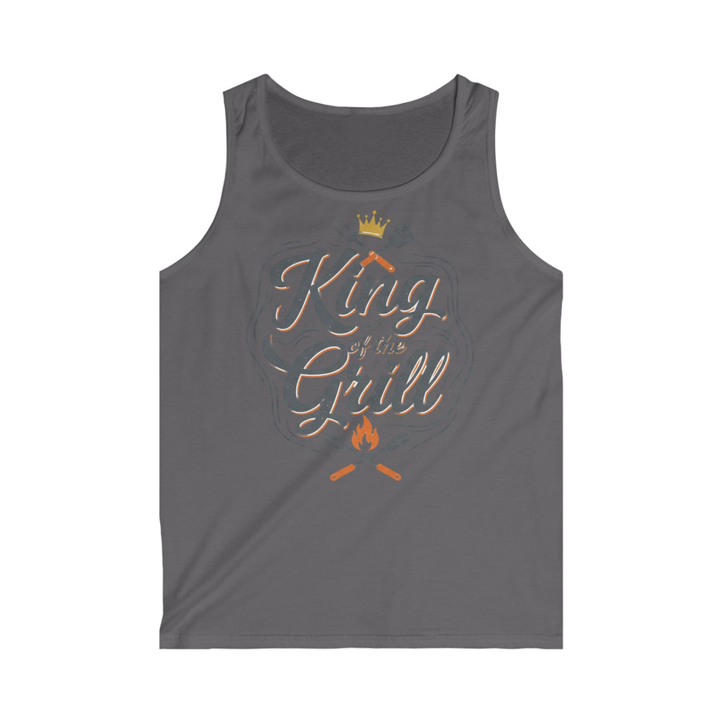 King of the Grill Tank Top — Men's BBQ Grillmaster Summer Shirt