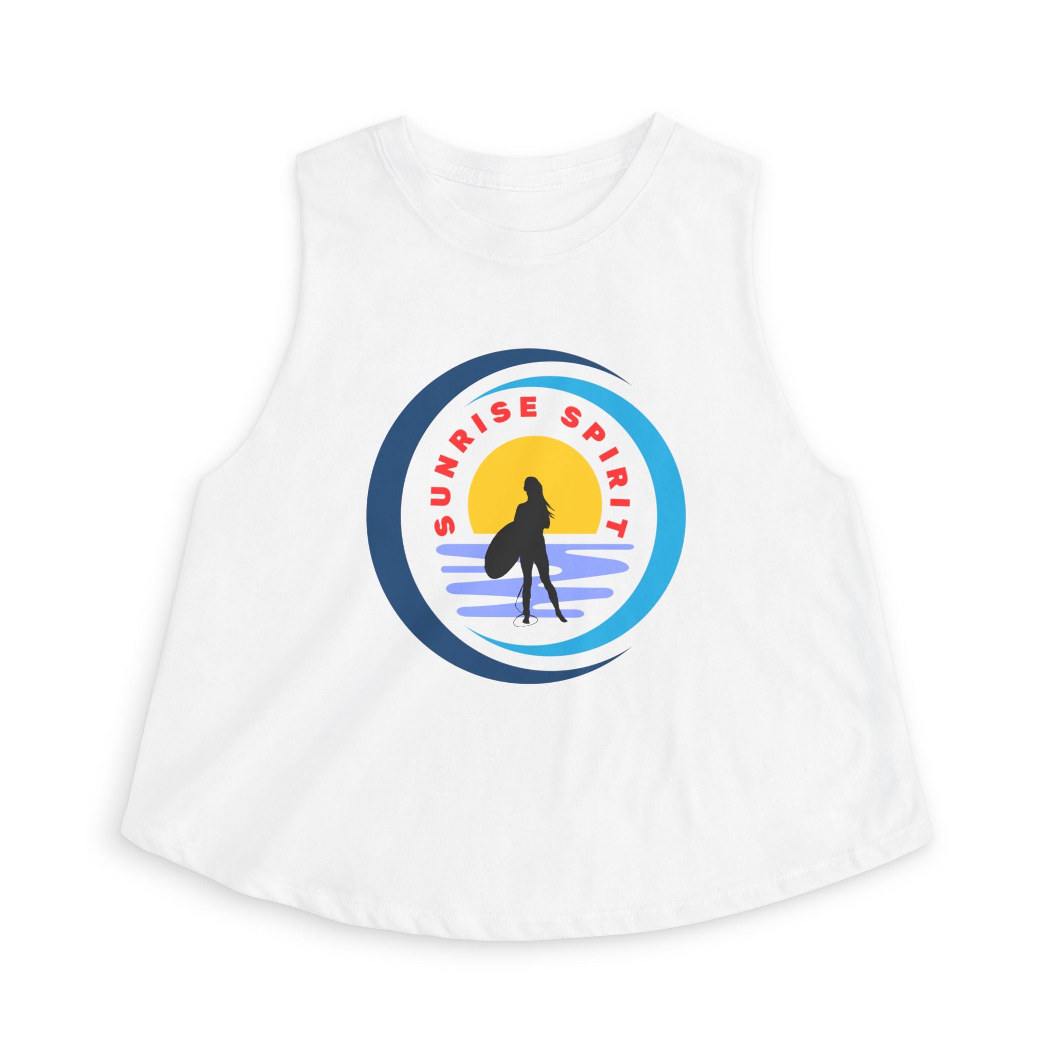 Sunrise Spirit Women's Crop Top — Surf  Beach Tank