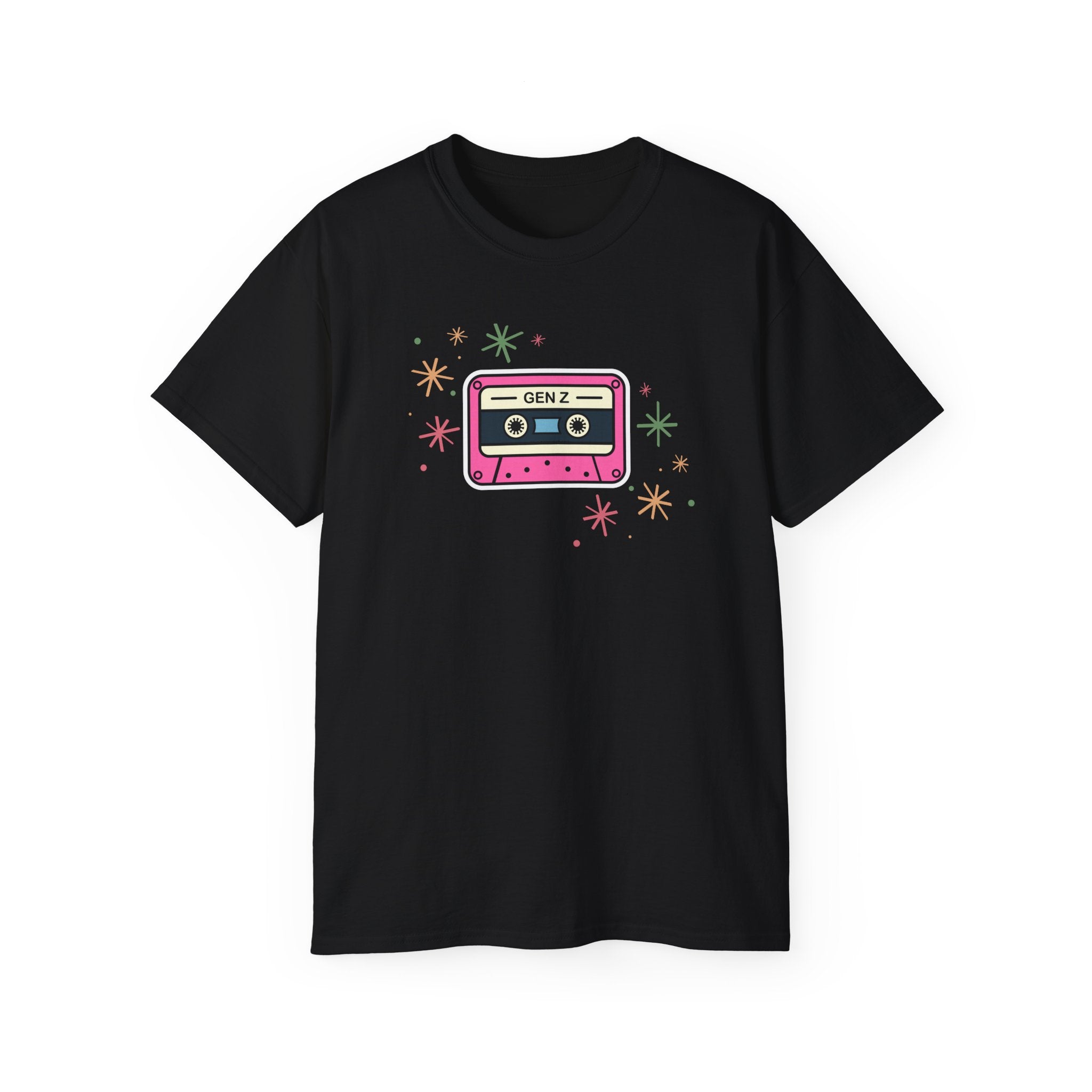 Cassette Tape Tee — 'GEN Z' Retro 90s Vintage Graphic T-Shirt