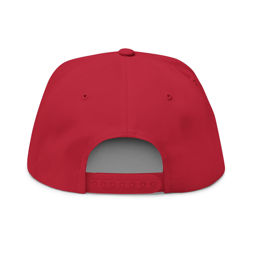 Wave Beach Nap Cap — Embroidered Flat Bill Hat