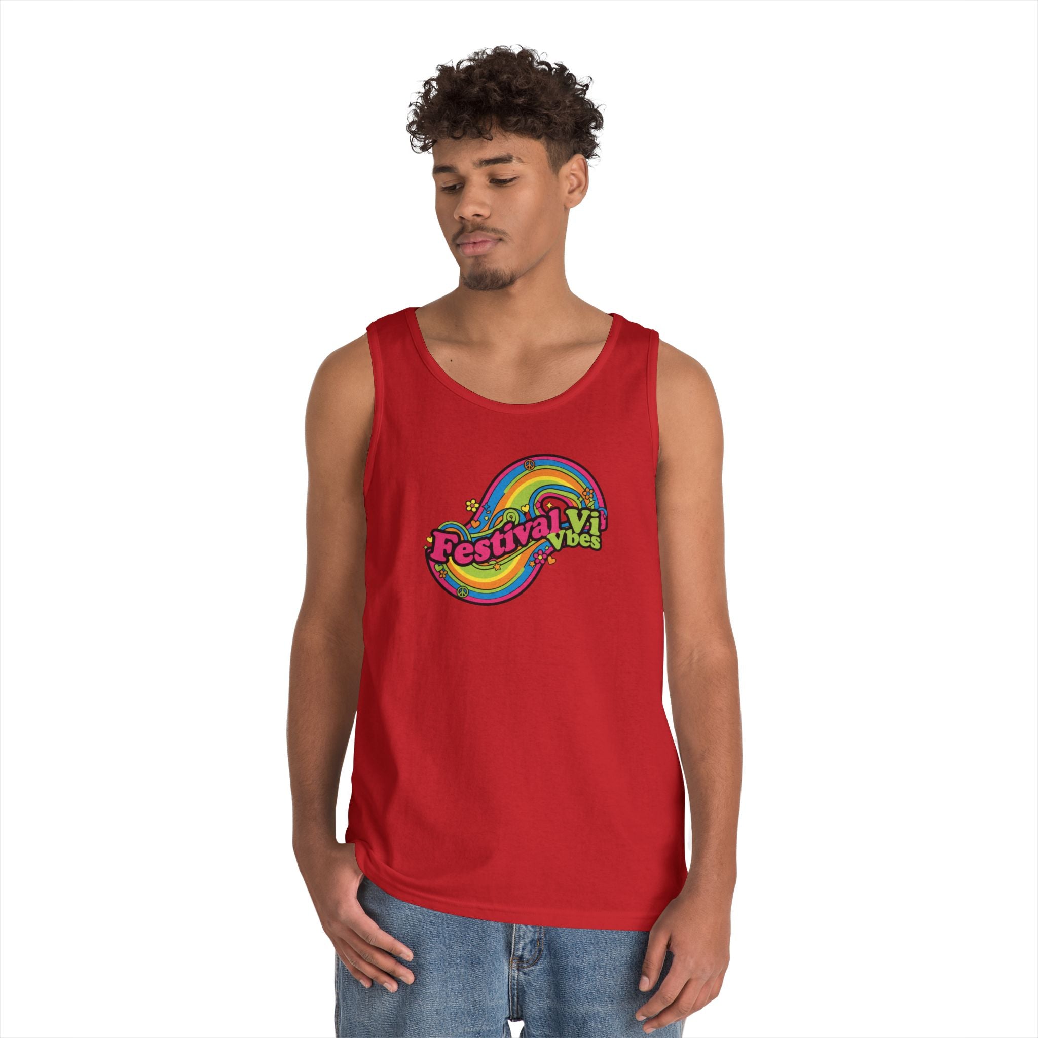 Festival Vibes Tank Top — Retro