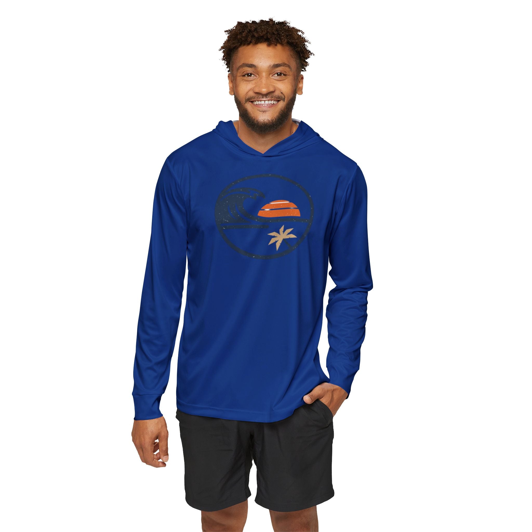 Sunset Surf Hoodie — Men's Athletic Warmup Hoodie