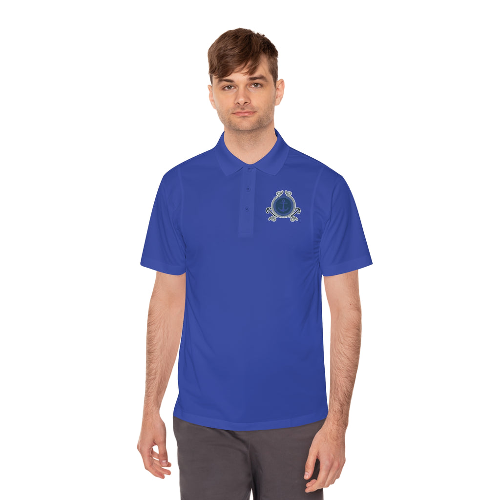 Nautical Anchor Crest Polo Shirt