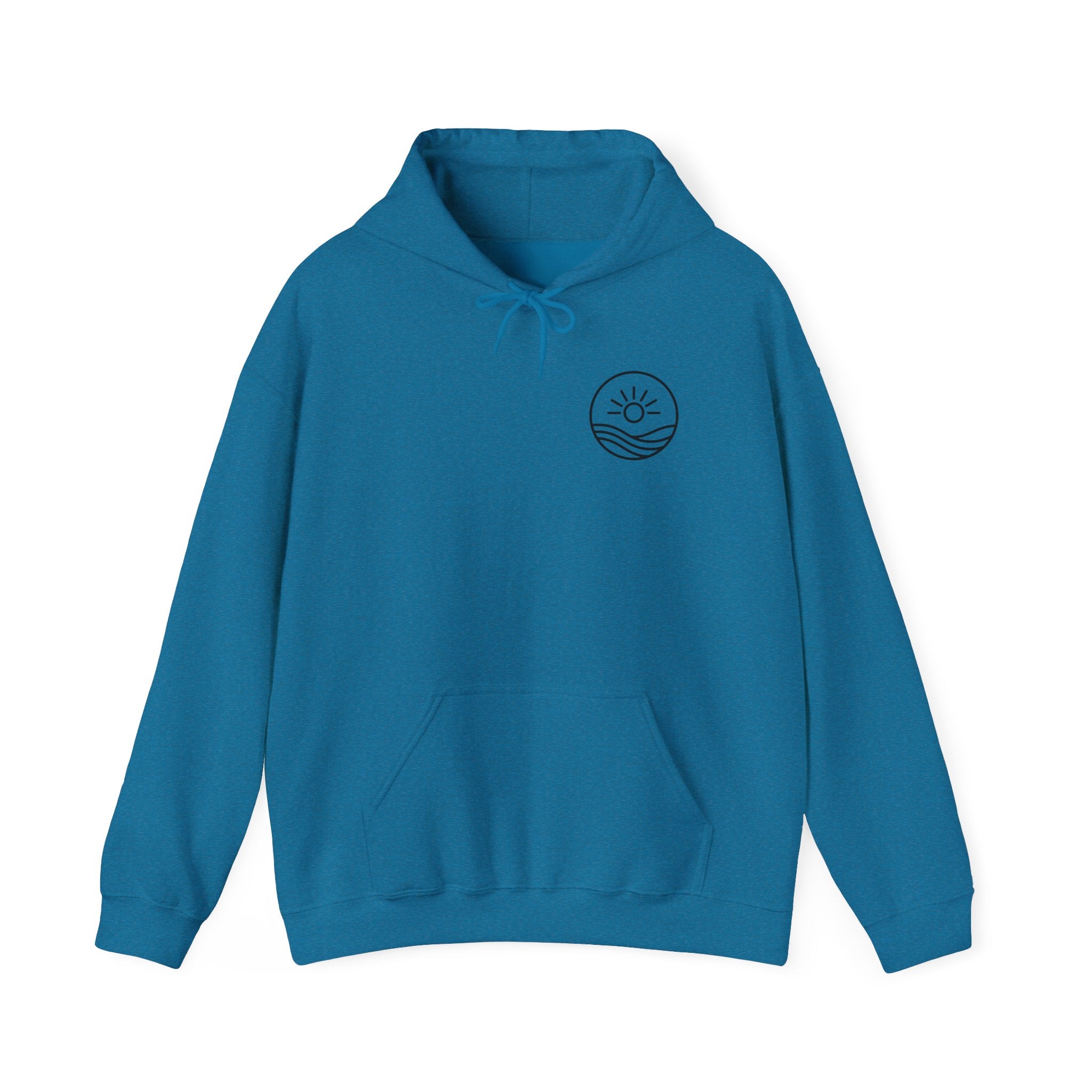 Sunrise Waves Hoodie – Minimal Beach