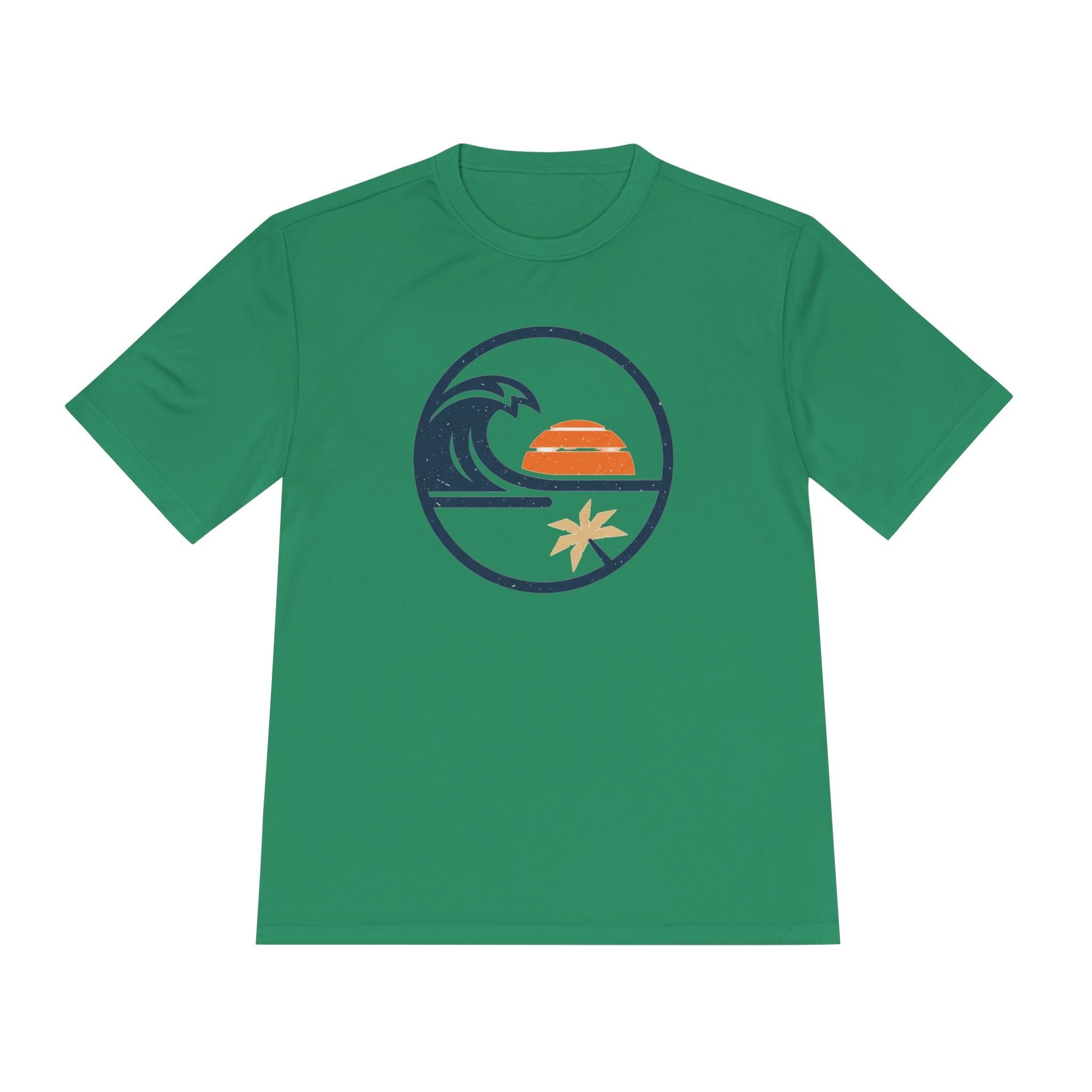 Sunset Wave Tee — Coastal Surf Graphic Moisture‑Wicking Shirt
