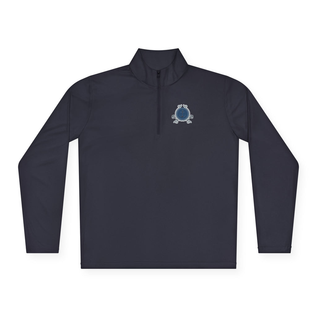 Nautical Anchor - Quarter-Zip Pullover