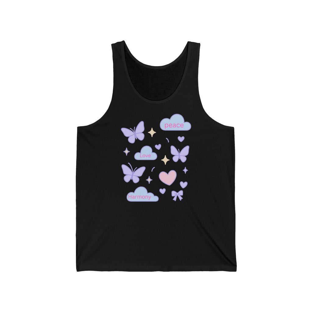 Butterfly Clouds Tank Top —  Peace Love Harmony