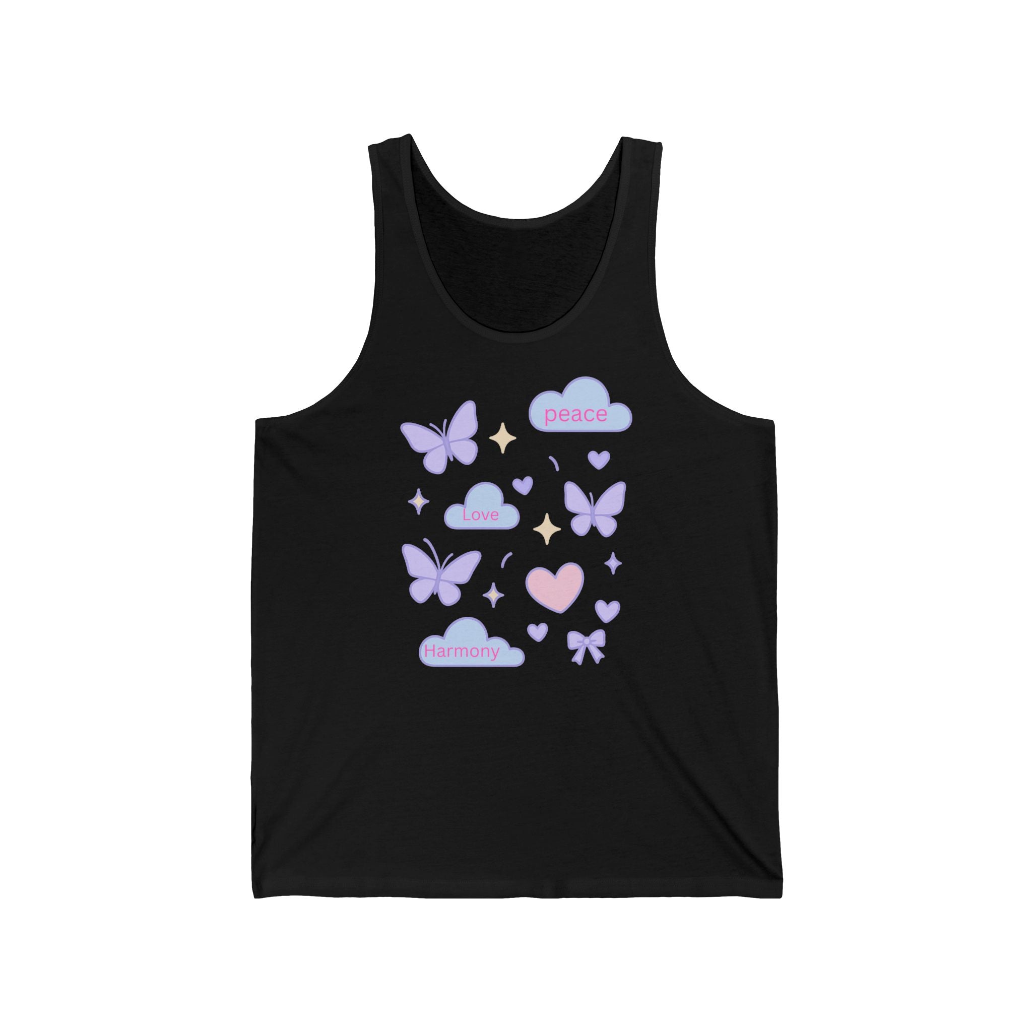 Butterfly Clouds Tank Top —  Peace Love Harmony