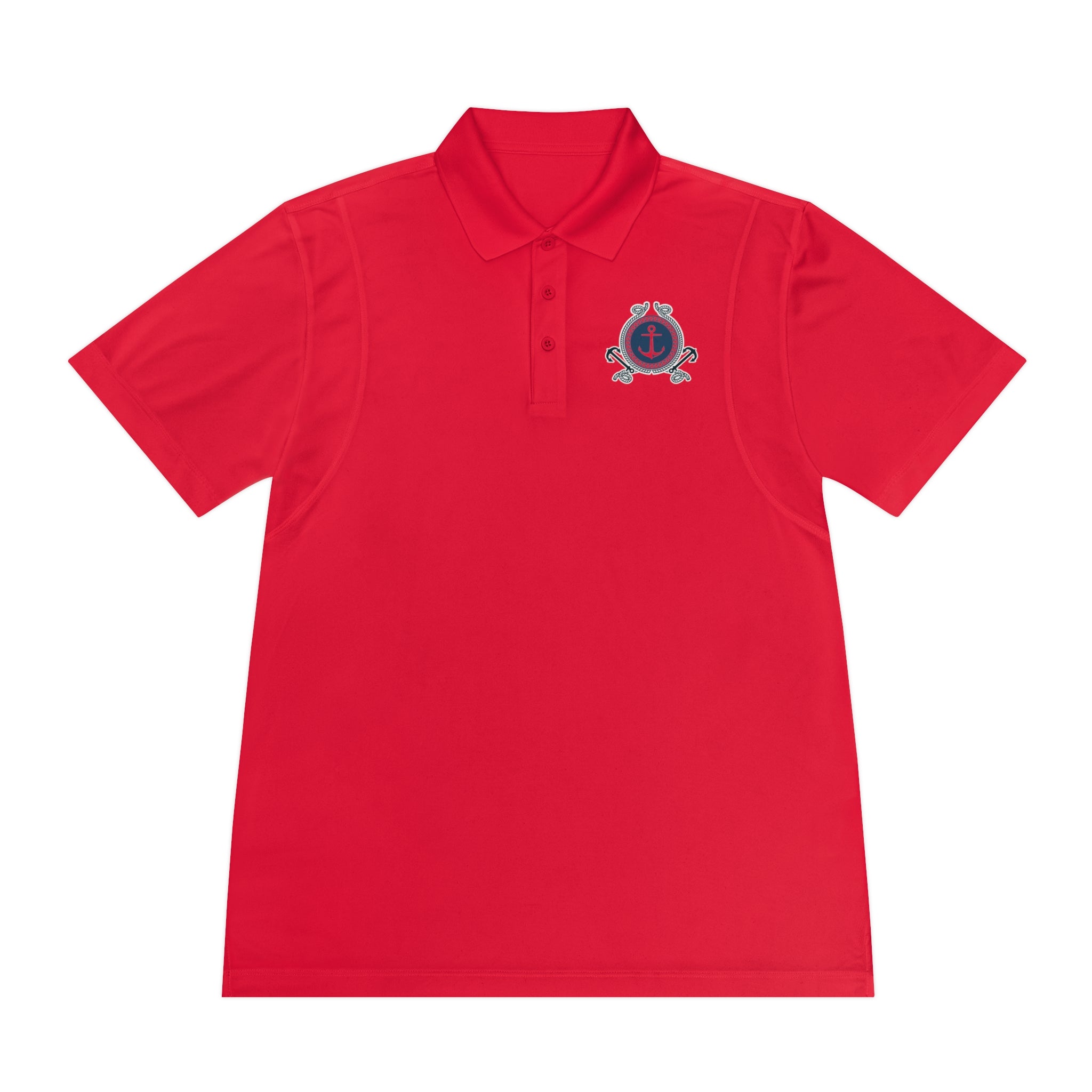Nautical Anchor Crest Polo Shirt