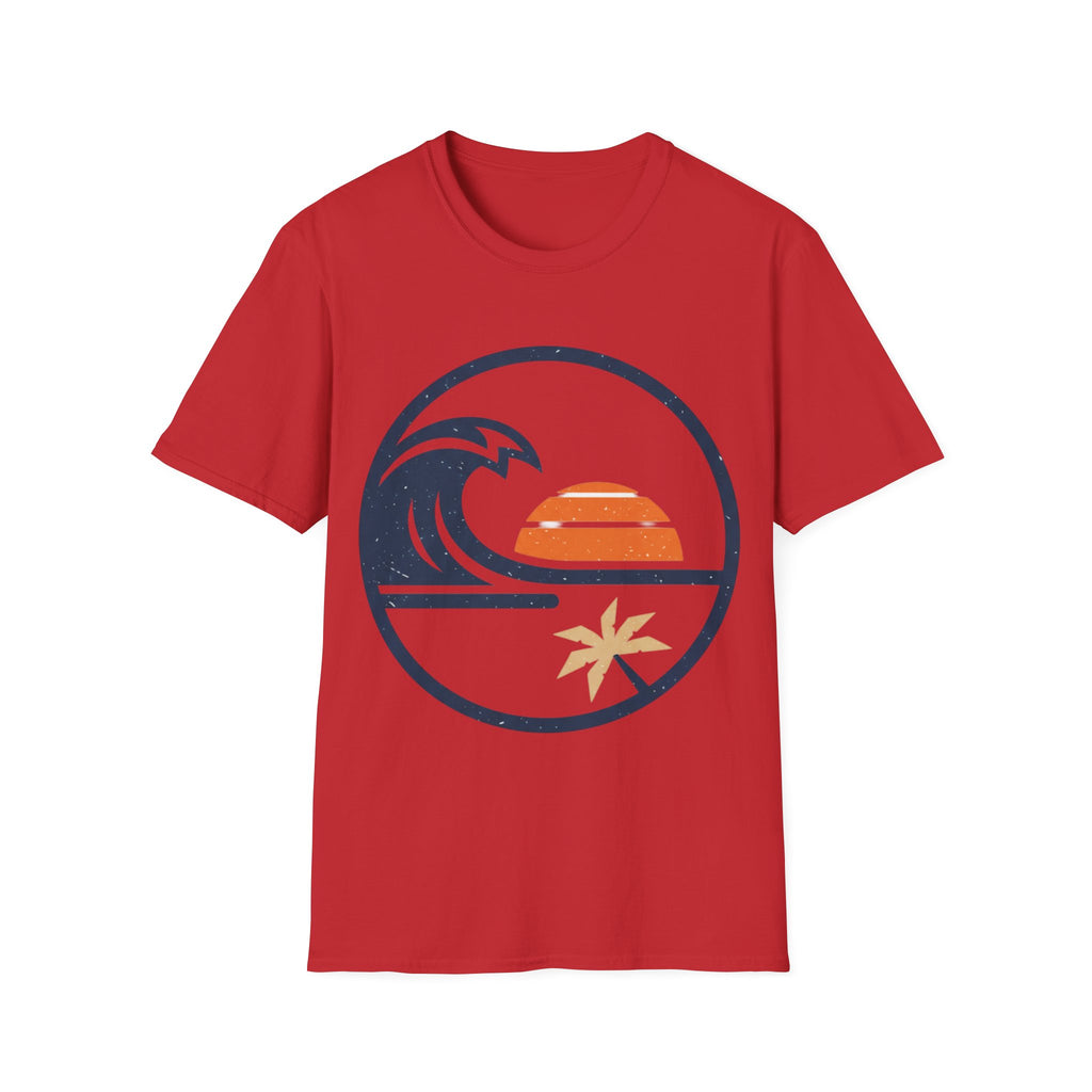 Sunset Wave T-Shirt — Retro Beach Surf