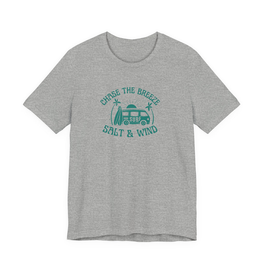 Chase the Breeze Surf Tee — "Salt & Wind" Beach T-Shirt