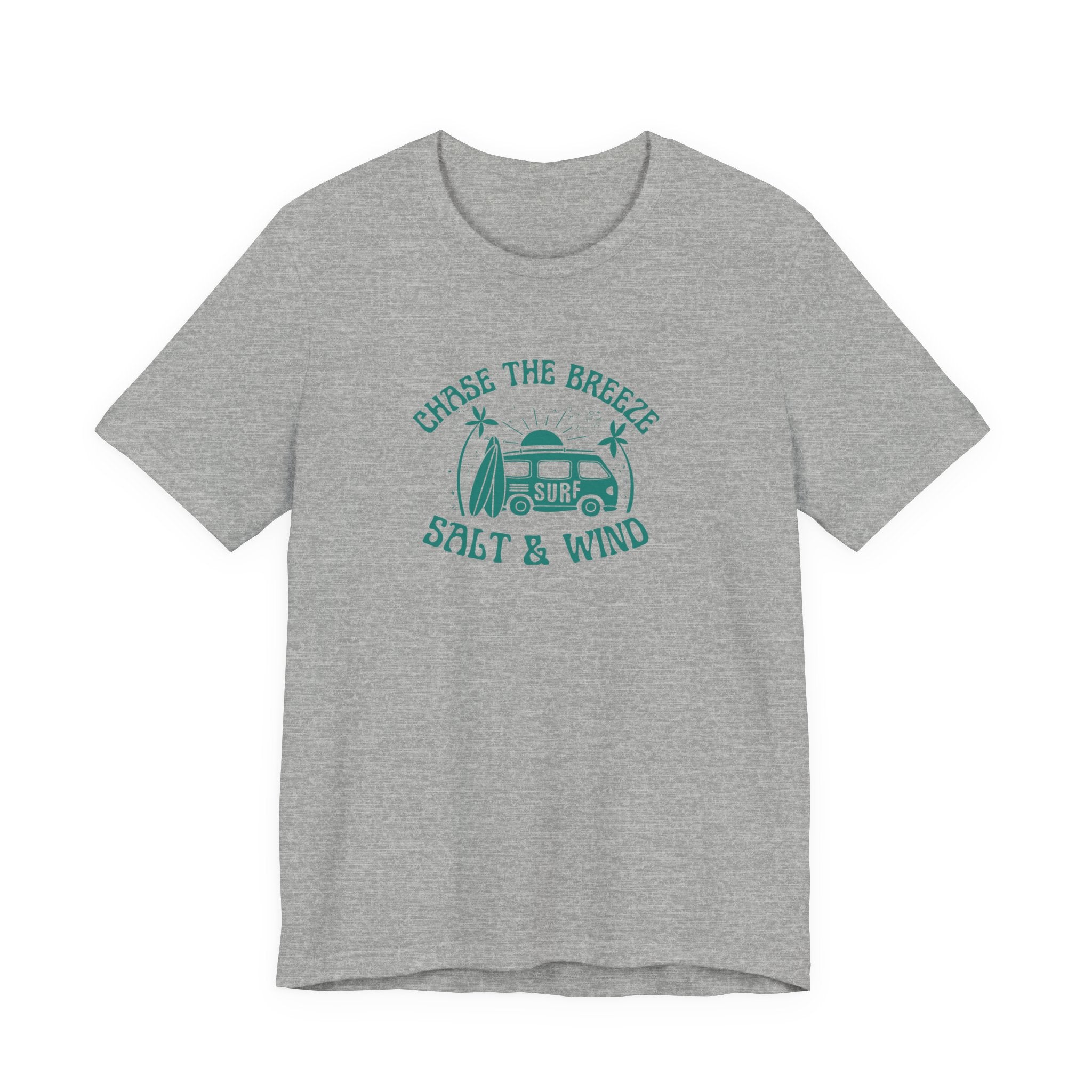 Chase the Breeze Surf Tee — "Salt & Wind" Beach T-Shirt