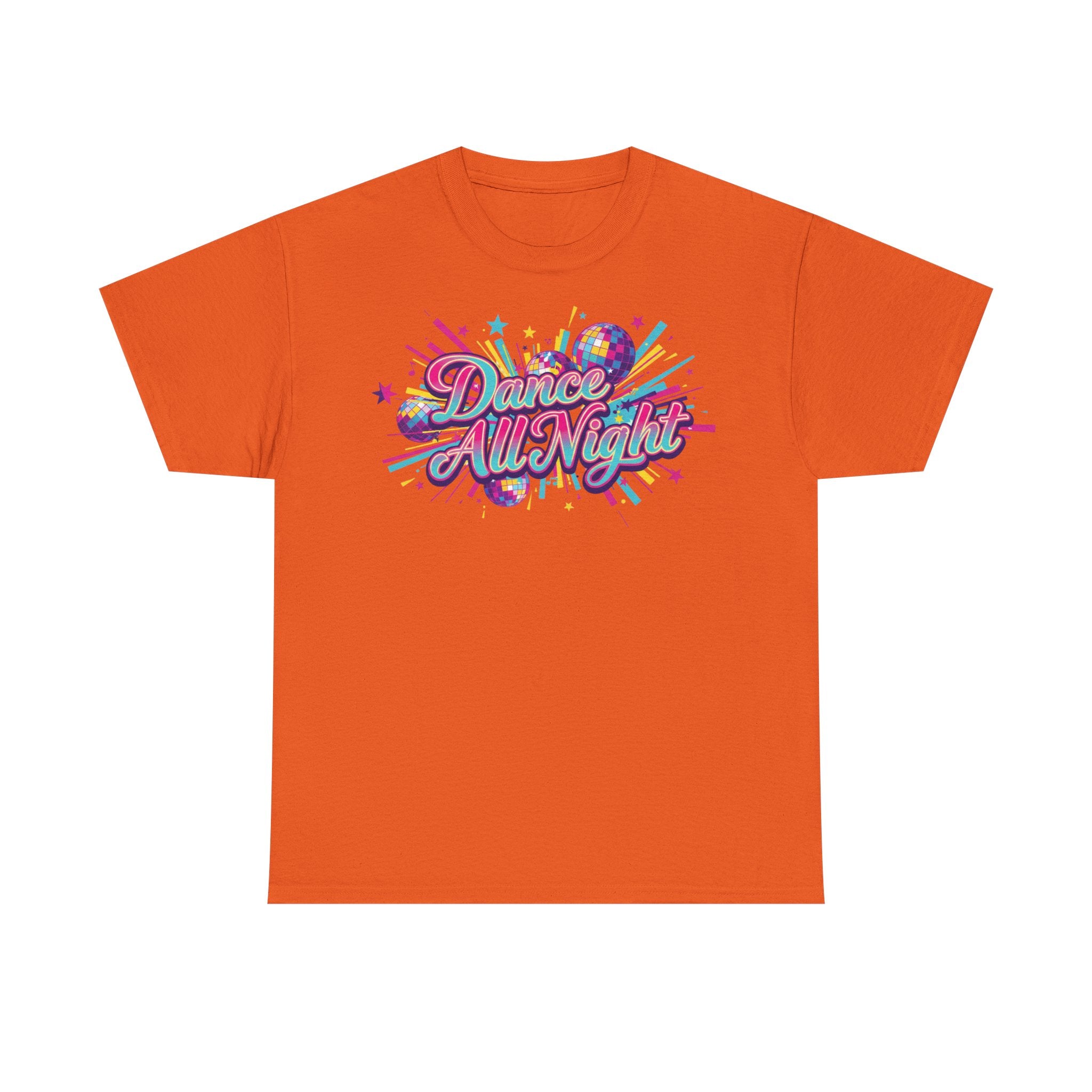 Dance All Night T‑Shirt — Retro Neon Dance Party Tee