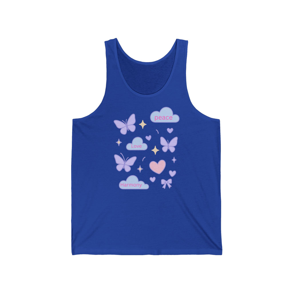 Butterfly Clouds Tank Top —  Peace Love Harmony