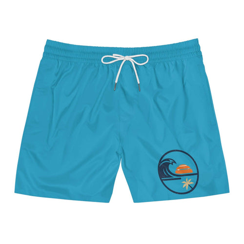 Beach Sunset Wave Swim Shorts