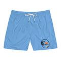 Beach Sunset Wave — Mid-Length Beach Trunks