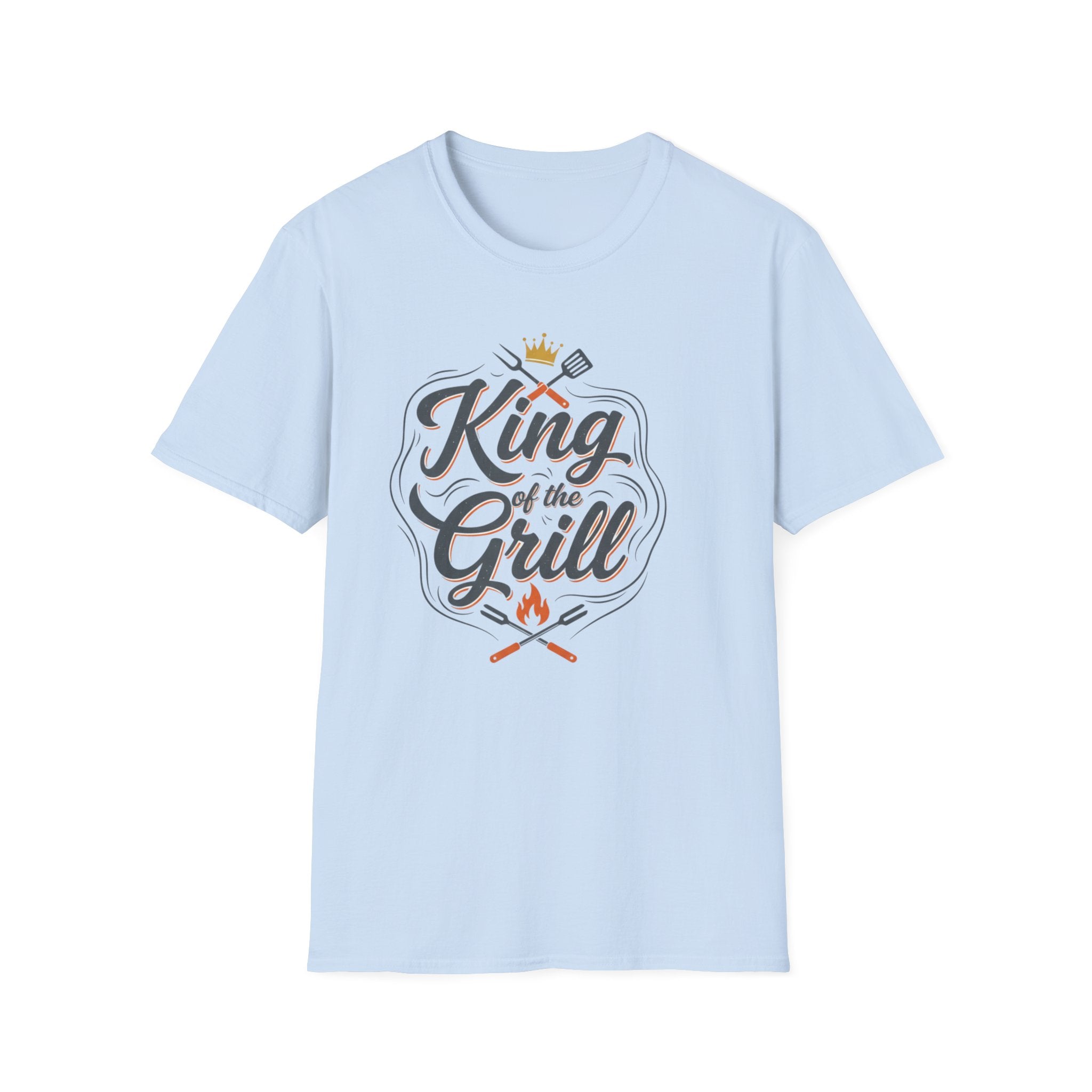King of the Grill T-Shirt – BBQ Chef Grilling Shirt for Dad & Grill Masters