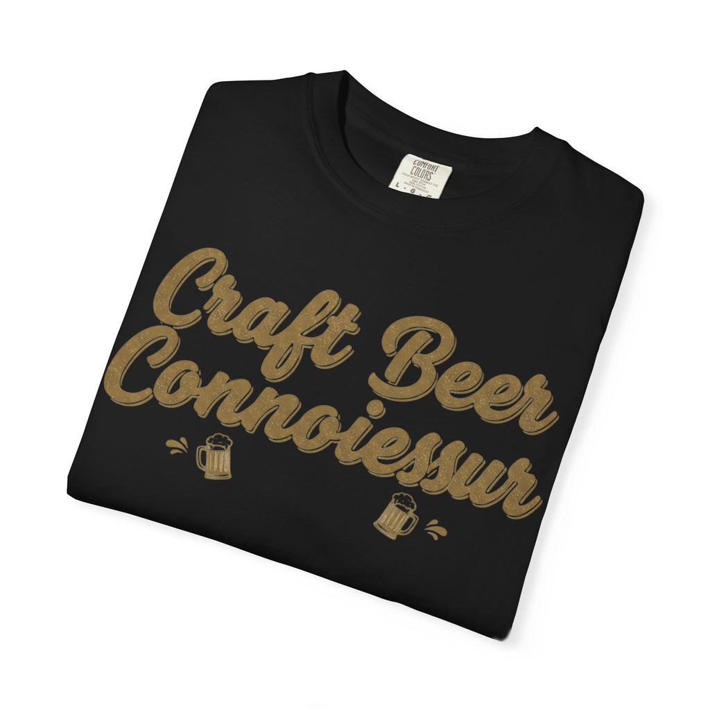 Craft Beer Connoisseur T-Shirt – Vintage Script Beer Lover Tee