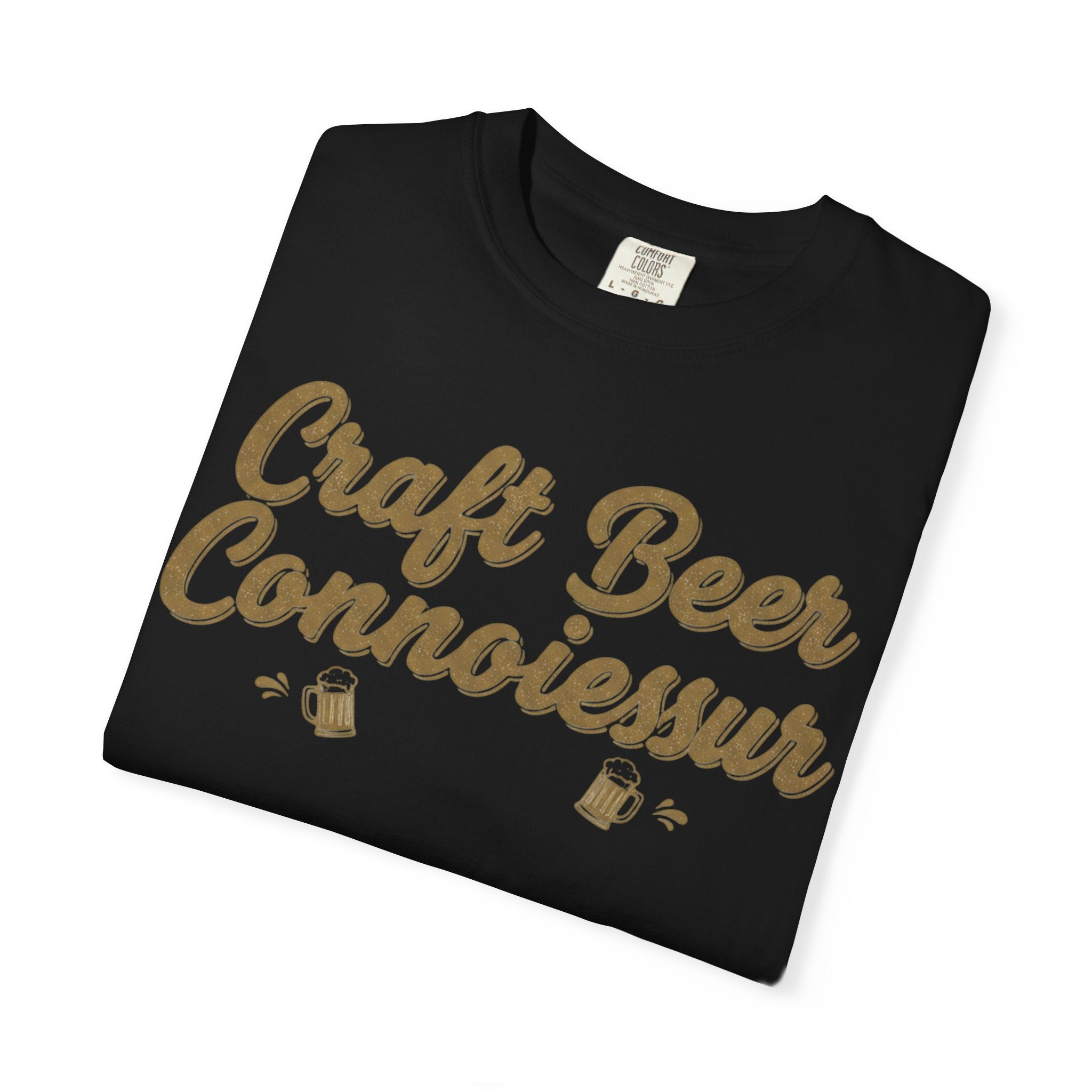 Craft Beer Connoisseur T-Shirt – Vintage Script Beer Lover Tee
