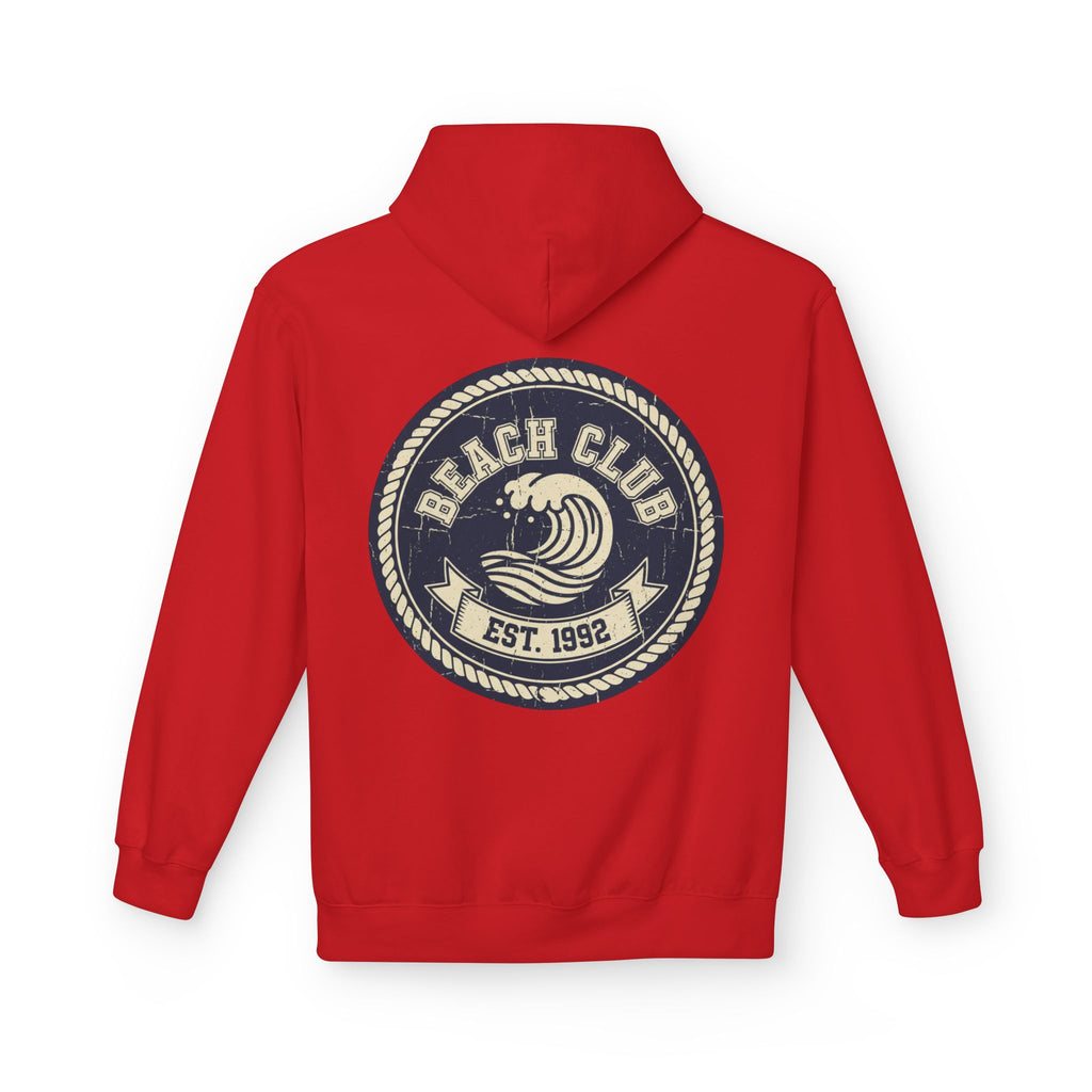 Beach Club Hoodie — Retro Surf Crest "Est. 1992"