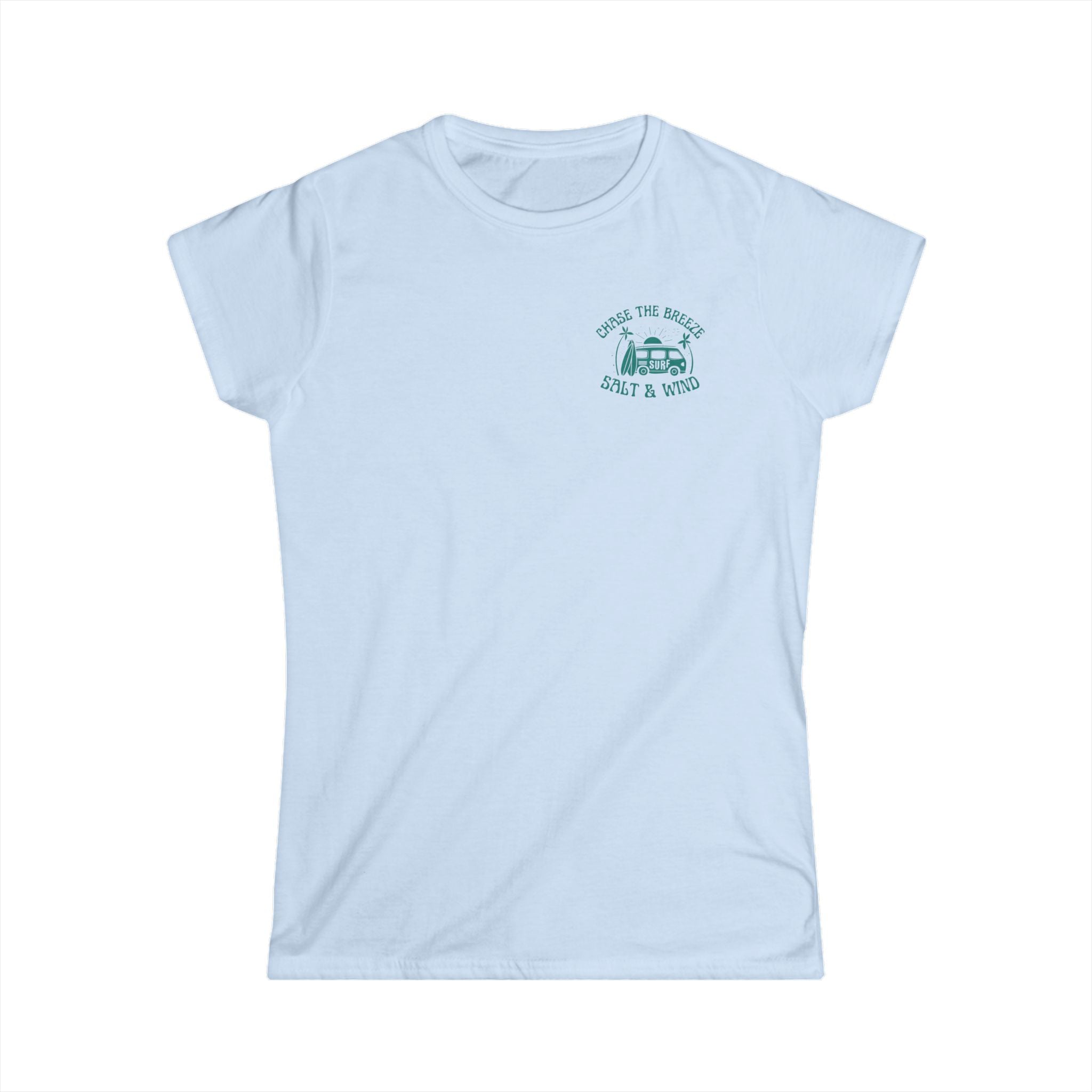 Women's Tee — 'Over the Hill, Salt & Wine' Vintage Camper Graphic