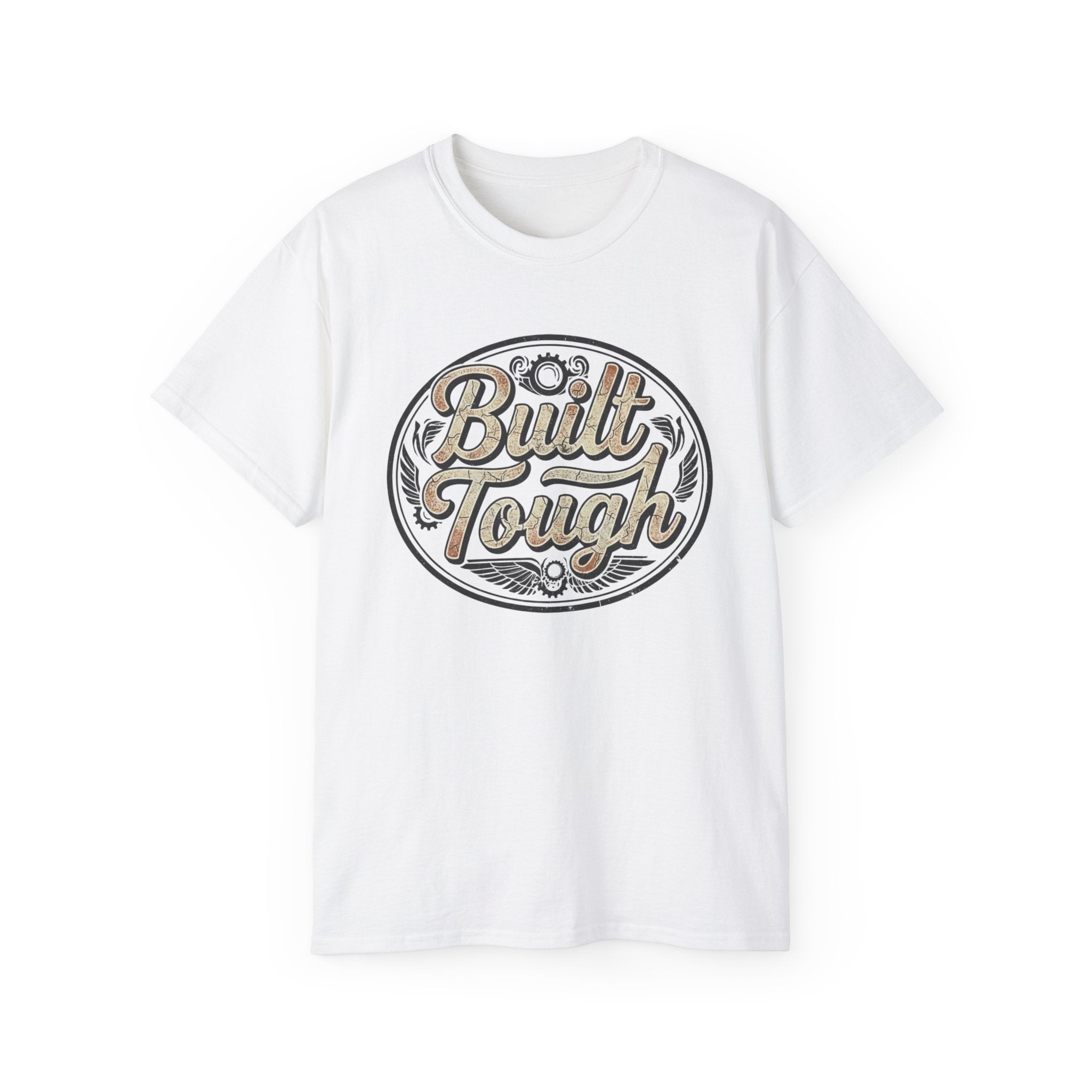 Built Tough  T-Shirt — Vintage Mechanic & Workshop Tee