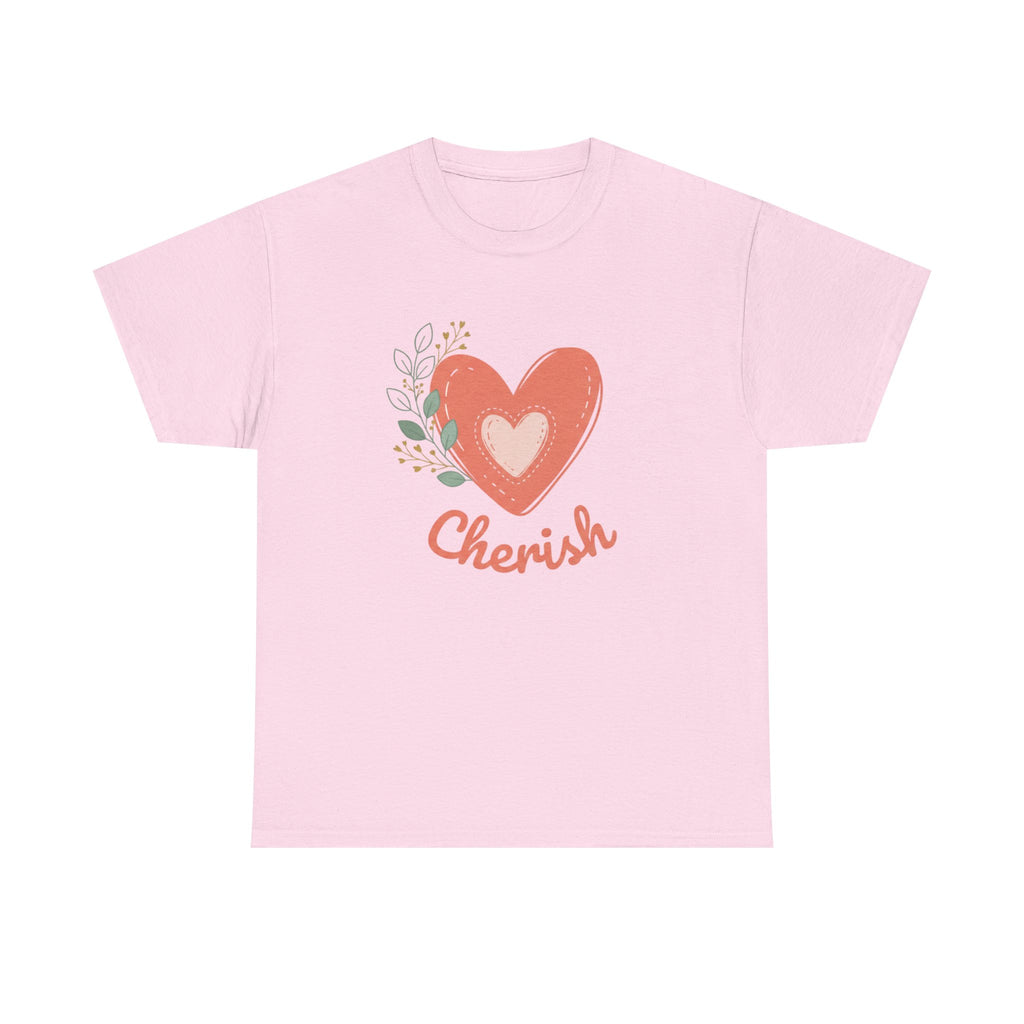 Cherish Heart T-Shirt — Floral Heart