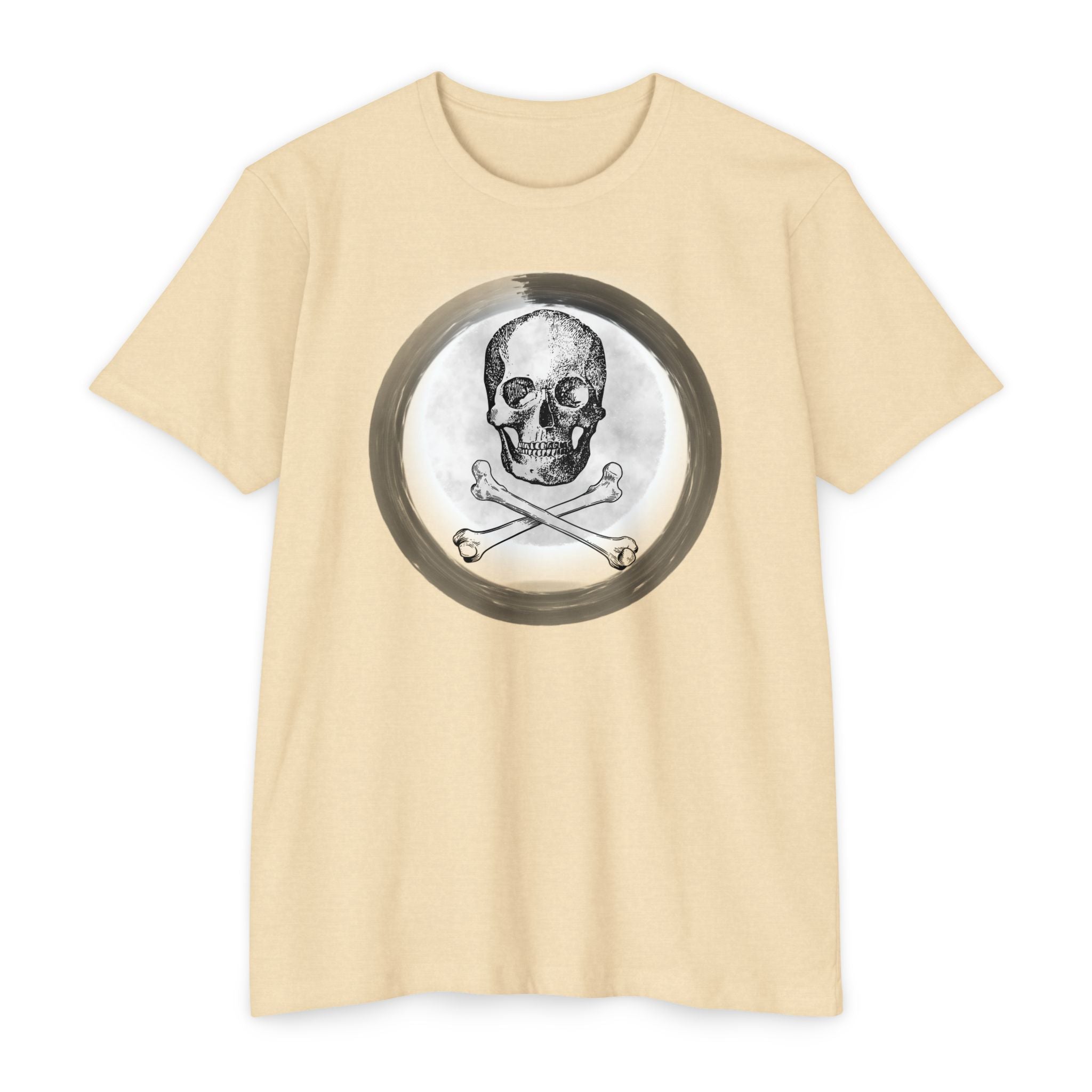 Skull & Crossbones Vintage Graphic T‑Shirt — Retro Pirate Tee for Halloween & Everyday Wear