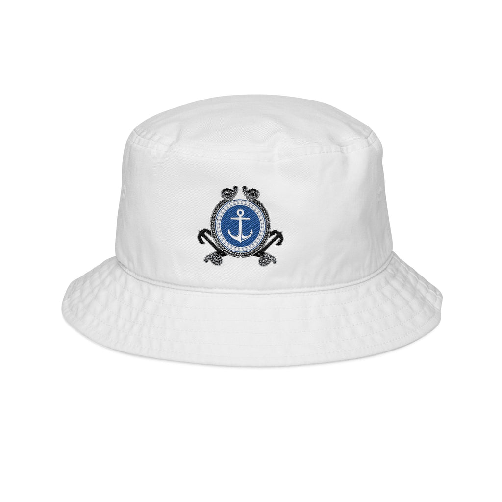 Nautical Anchor Embroidered Bucket Hat