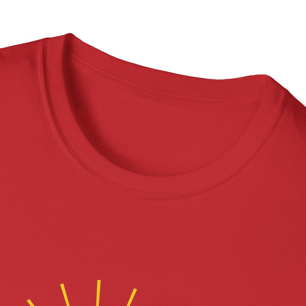 T-Shirt — 'Be Fierce Be Kind Be You' Gold Sun Graphic Tee