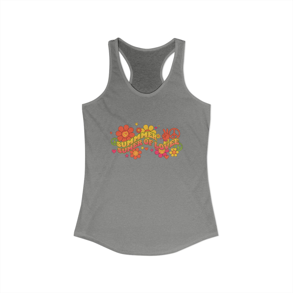 Women's  Racerback- Tank Top  Summer Love
