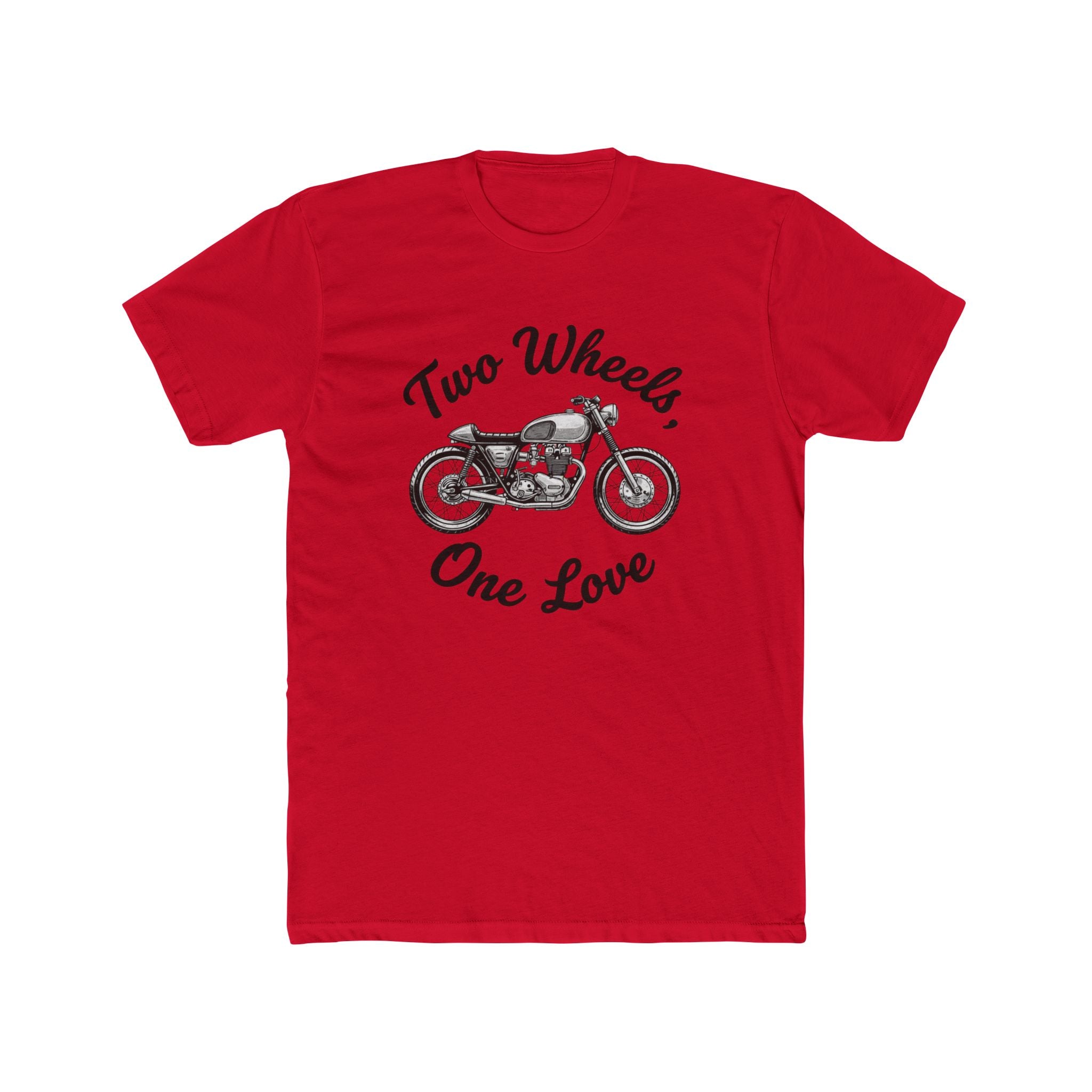 Two Wheels One Love Motorcycle T-Shirt