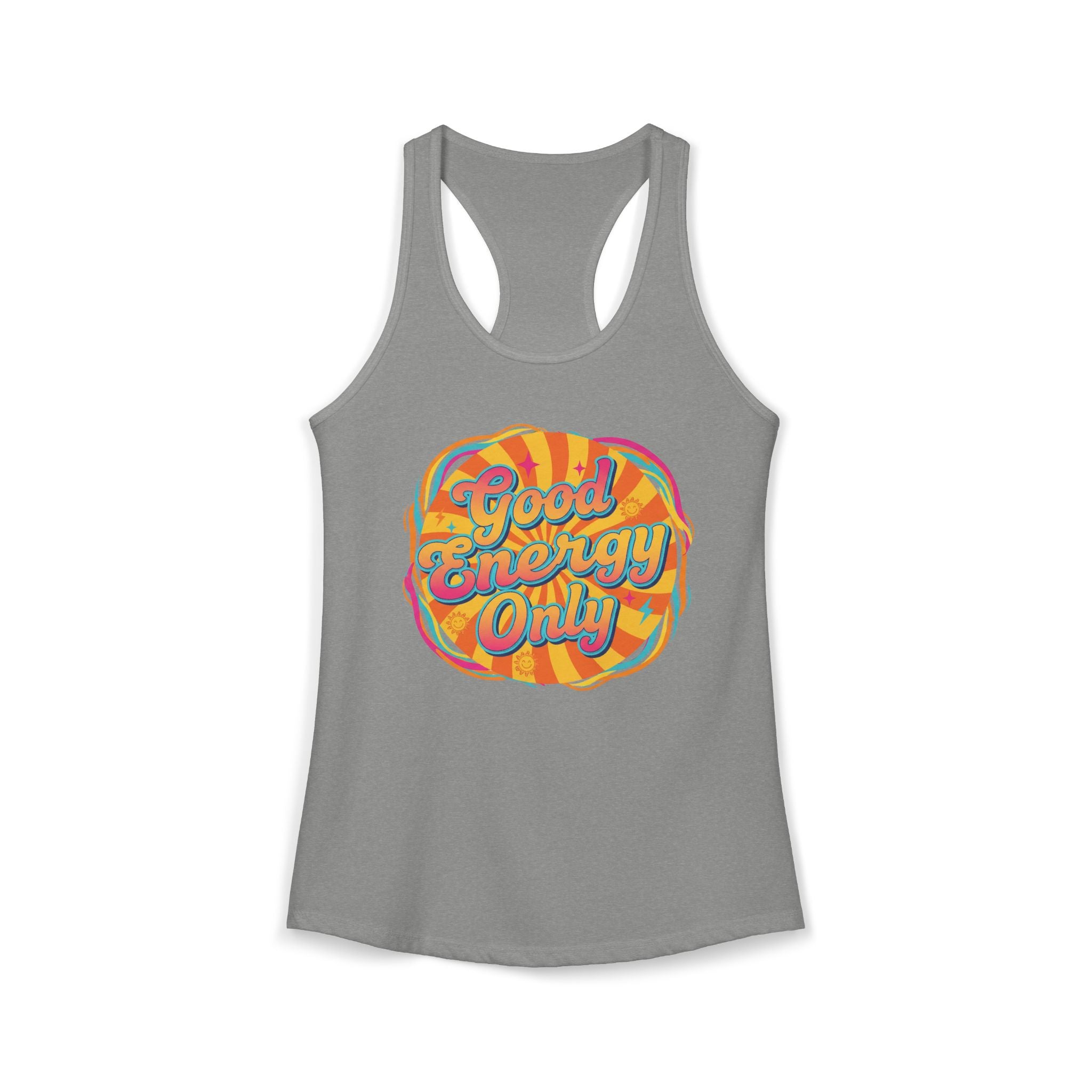 Women's  Racerback Tank- Good Energy Only